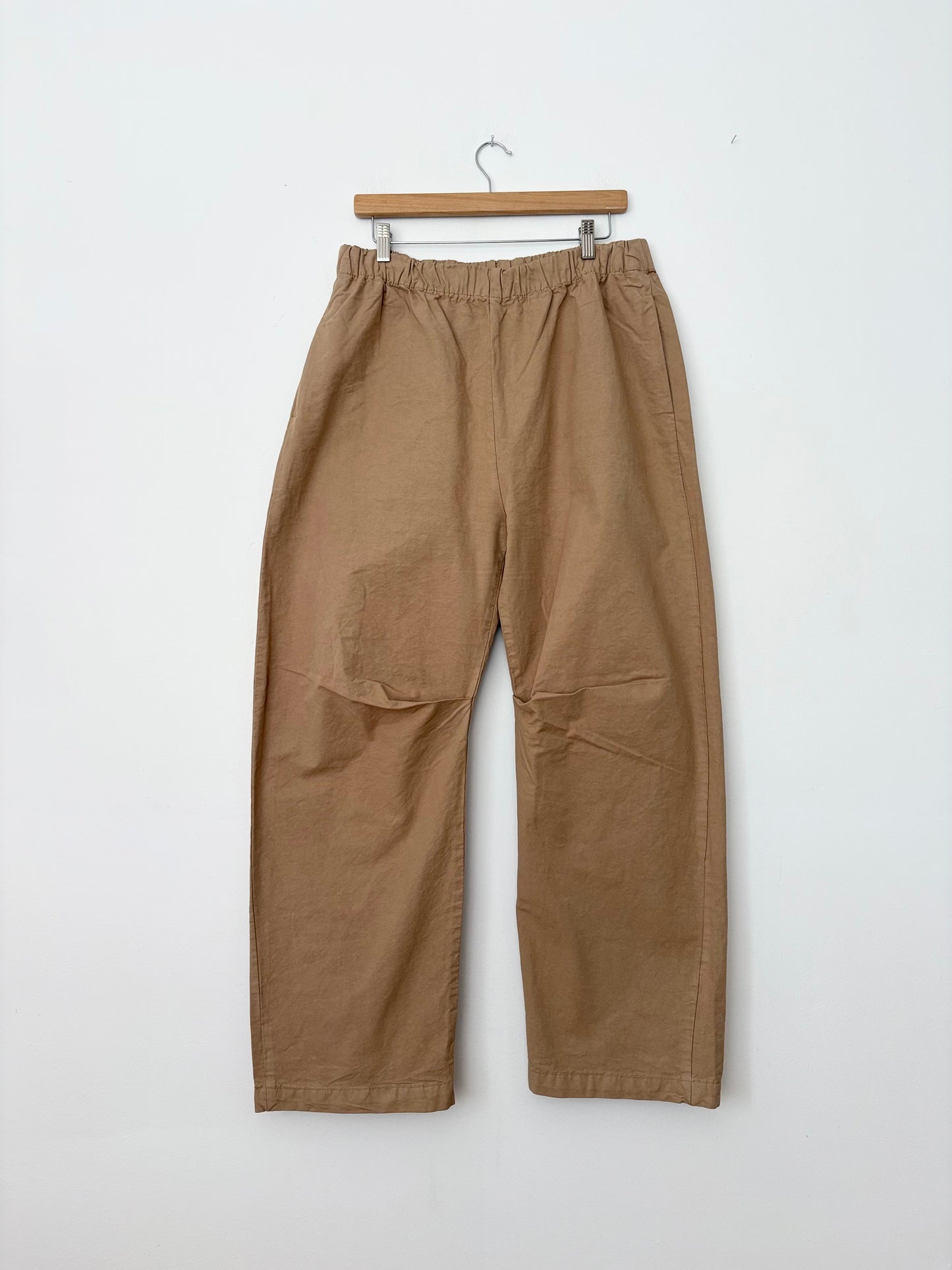 Zara cotton barrel trousers Large