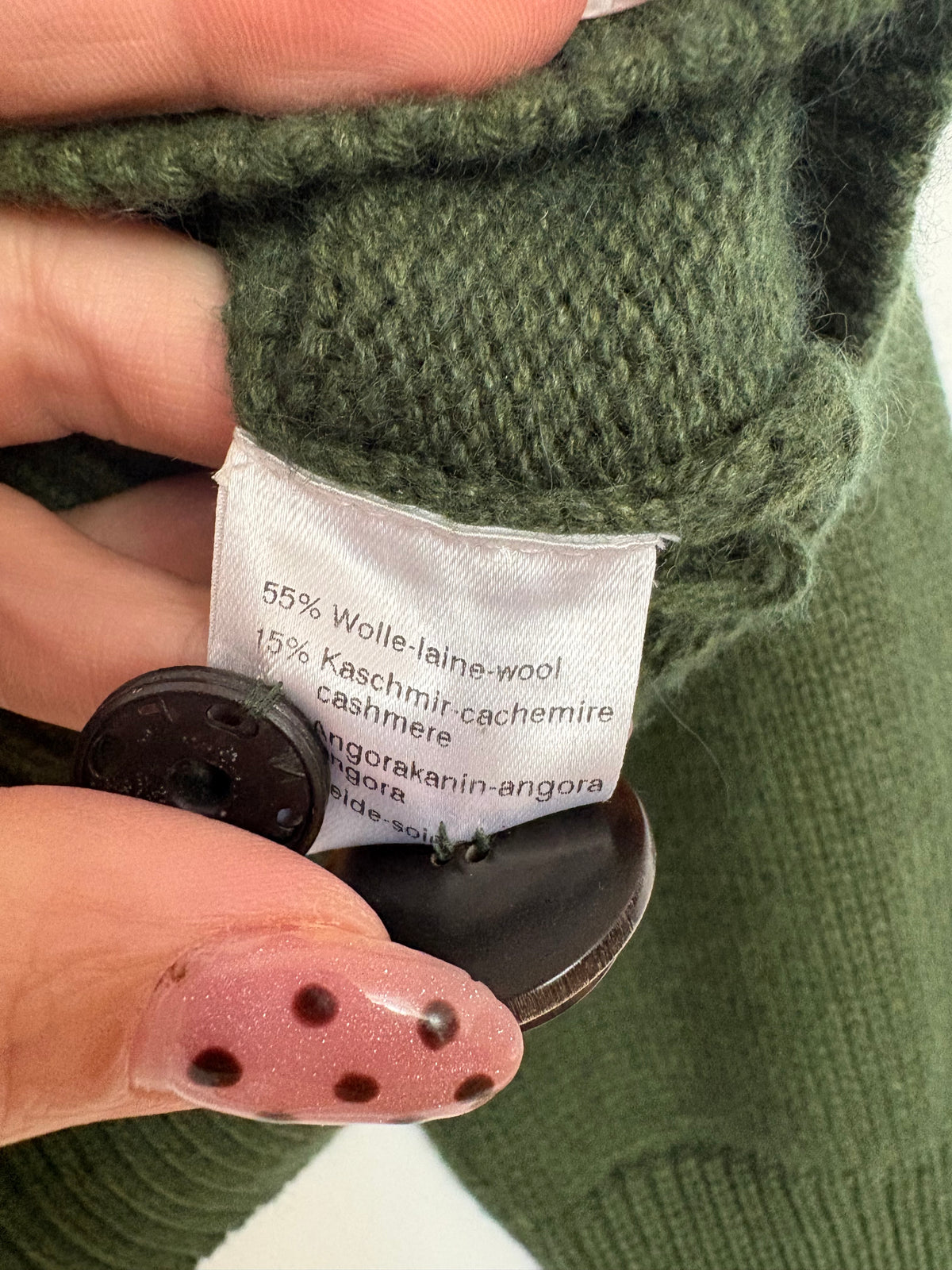 Akris Punto wool blend knit funnel neck cardigan M/L