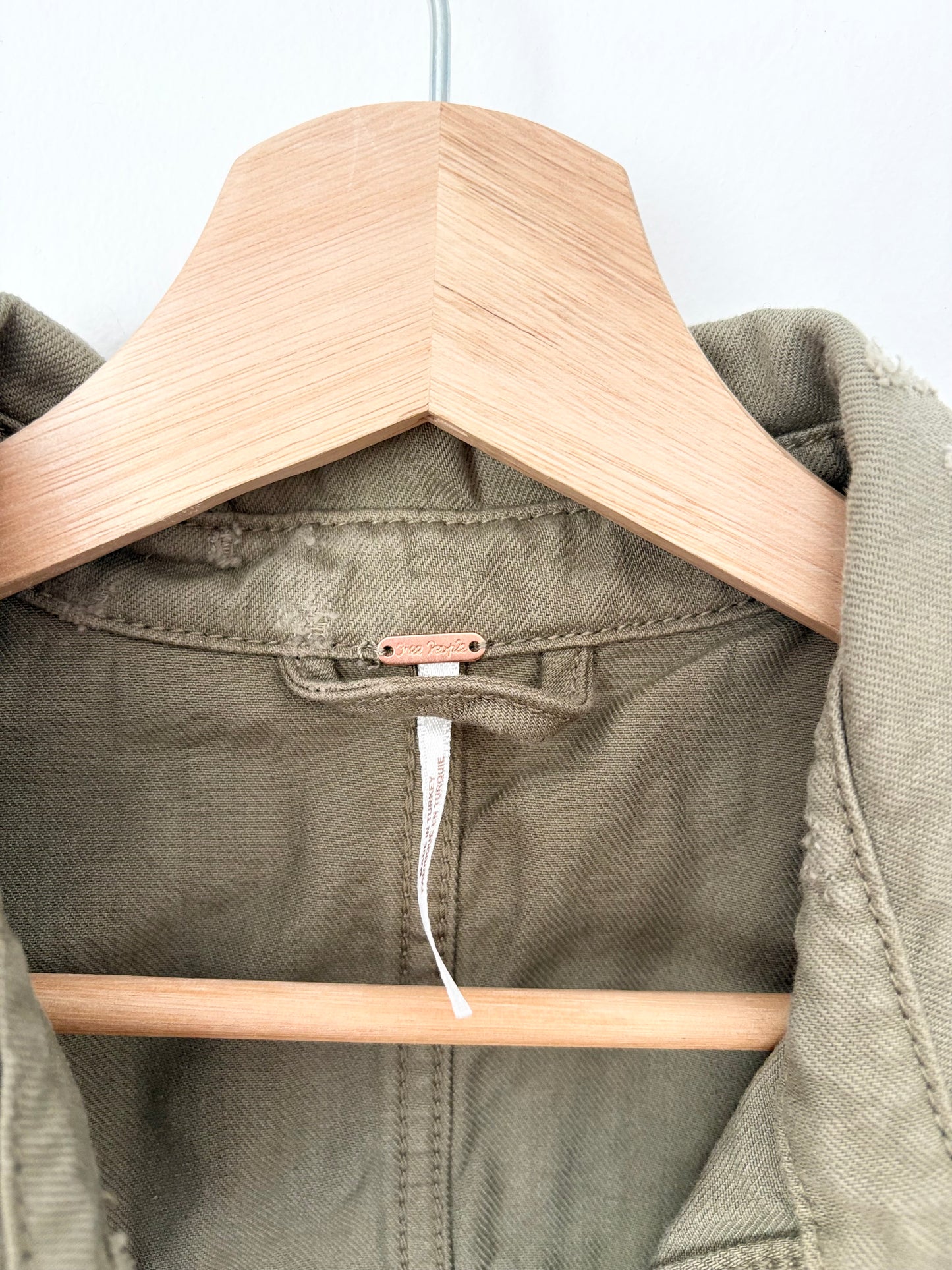 Veste en jean délavée Free People Moonchild, taille XS/S