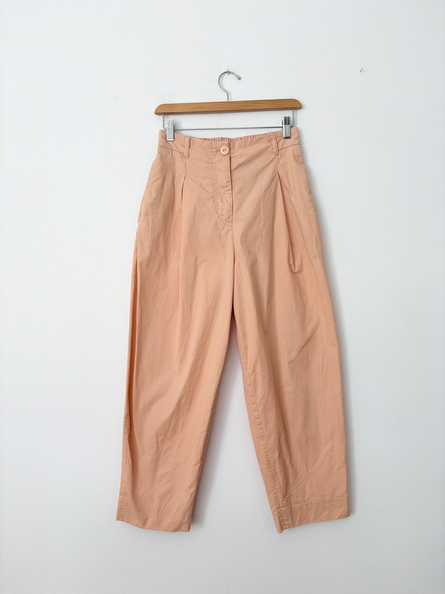 COS peach tapered balloon pants Small