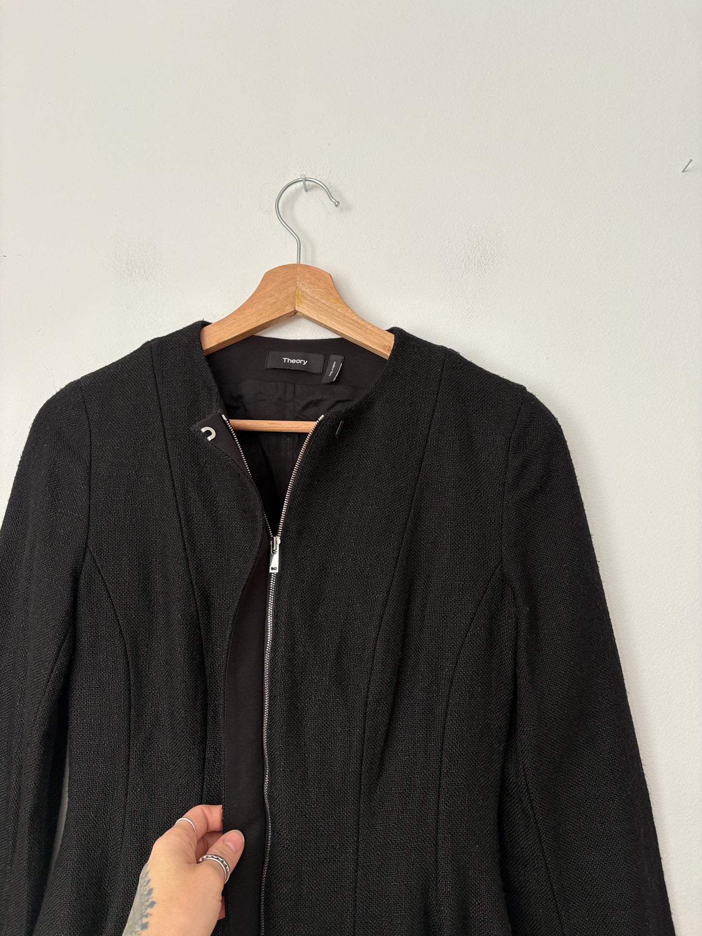 Veste Theory Movement en tweed de toile XS