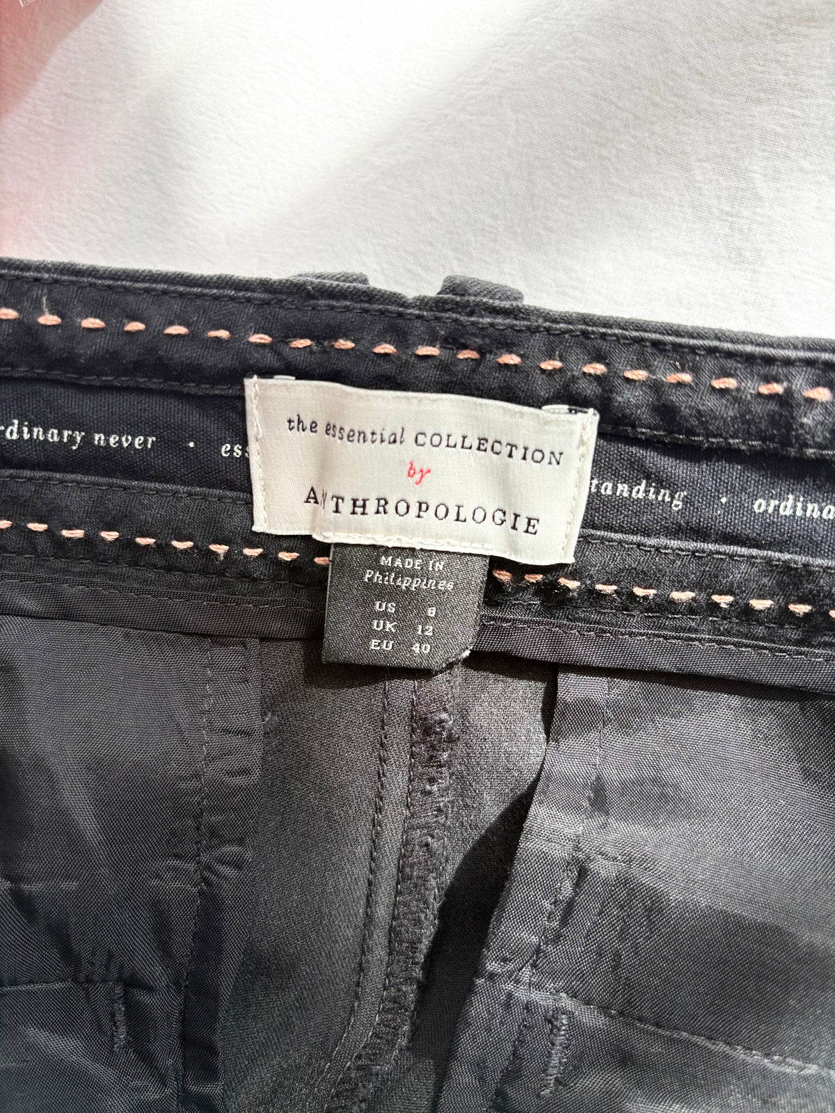 Anthropologie Essential collection polka dot trousers US8