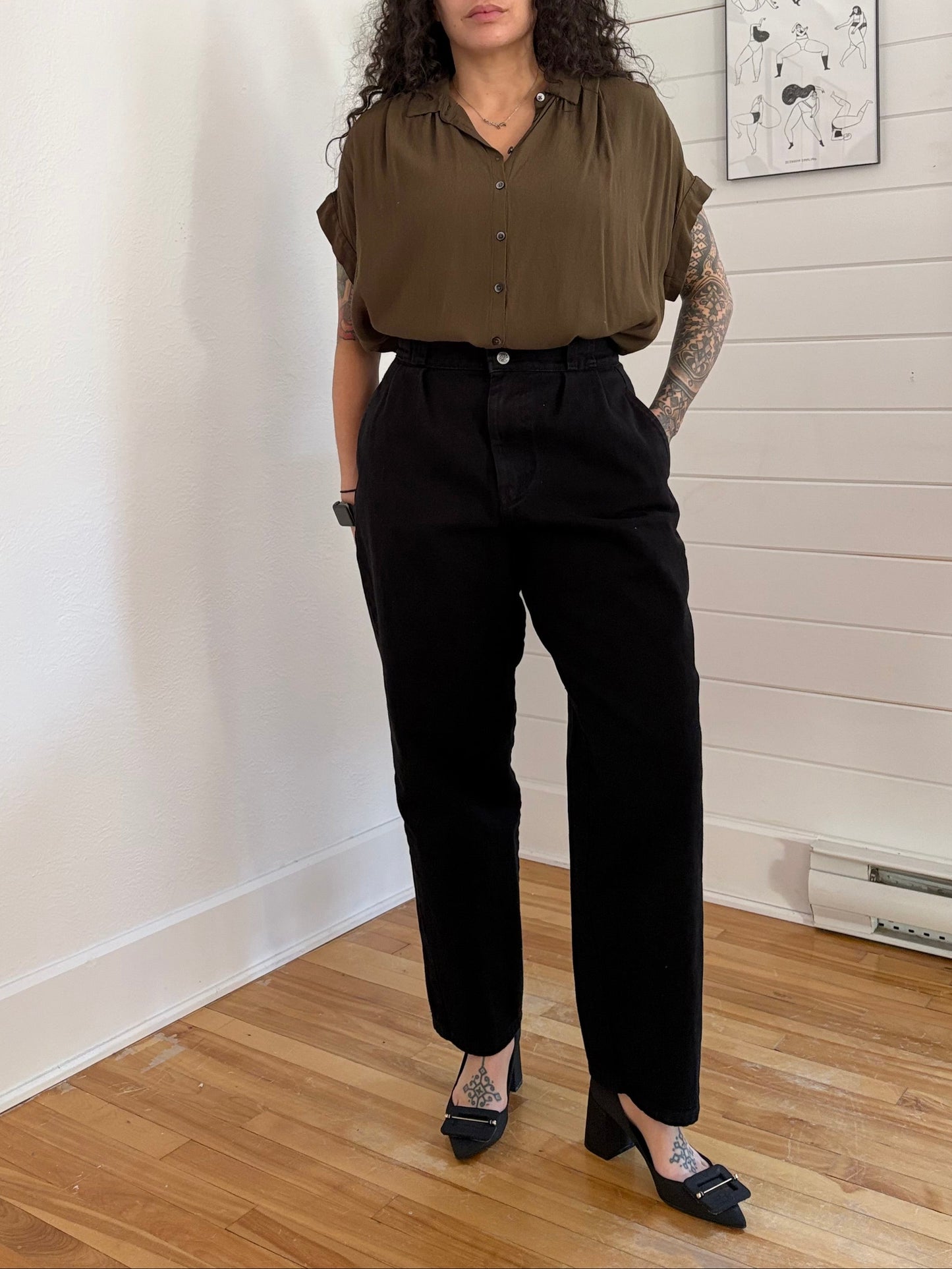 Lucy & Yak Addison black jeans W29/30