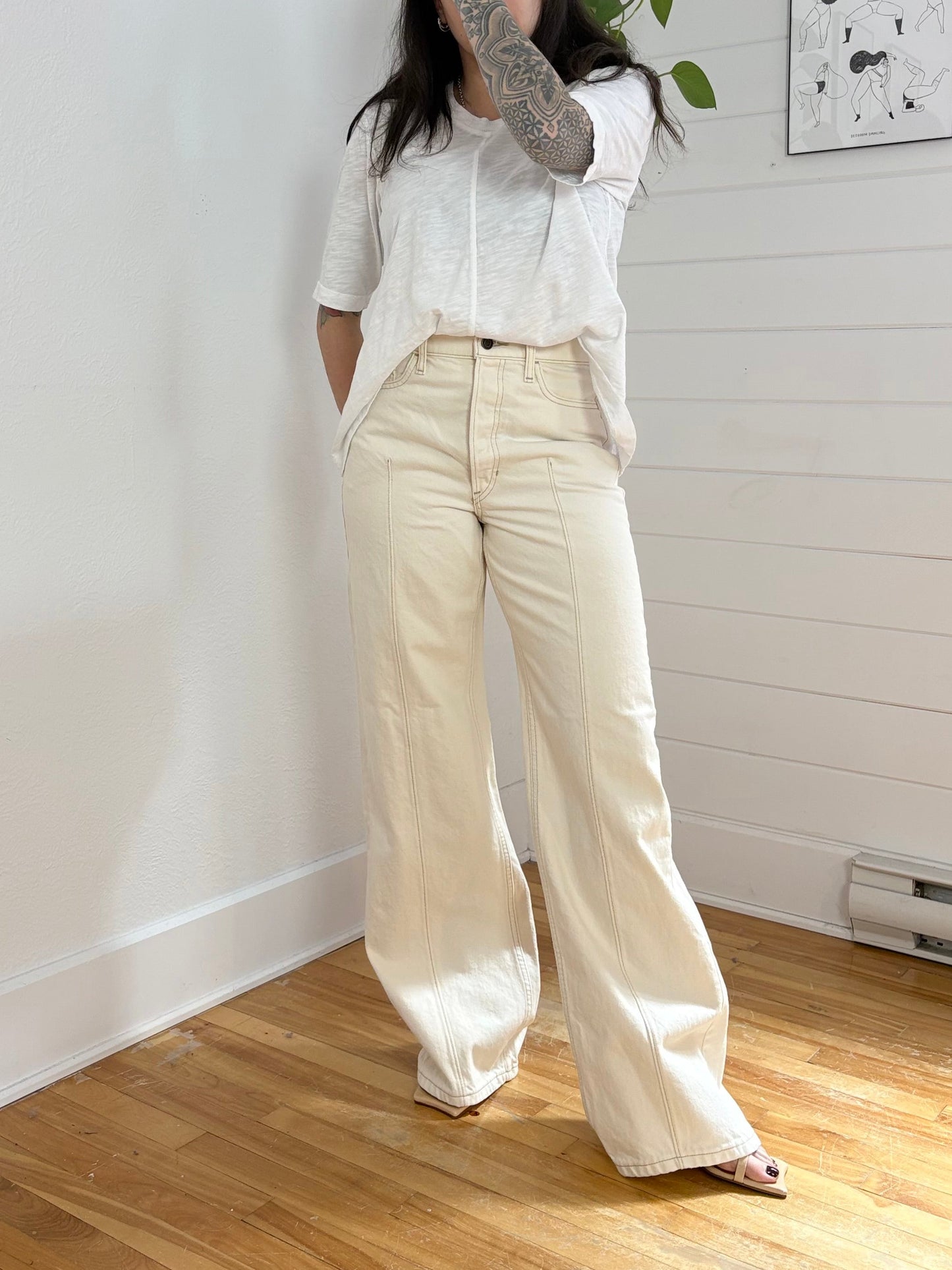 Jean à plis Banana Republic W30