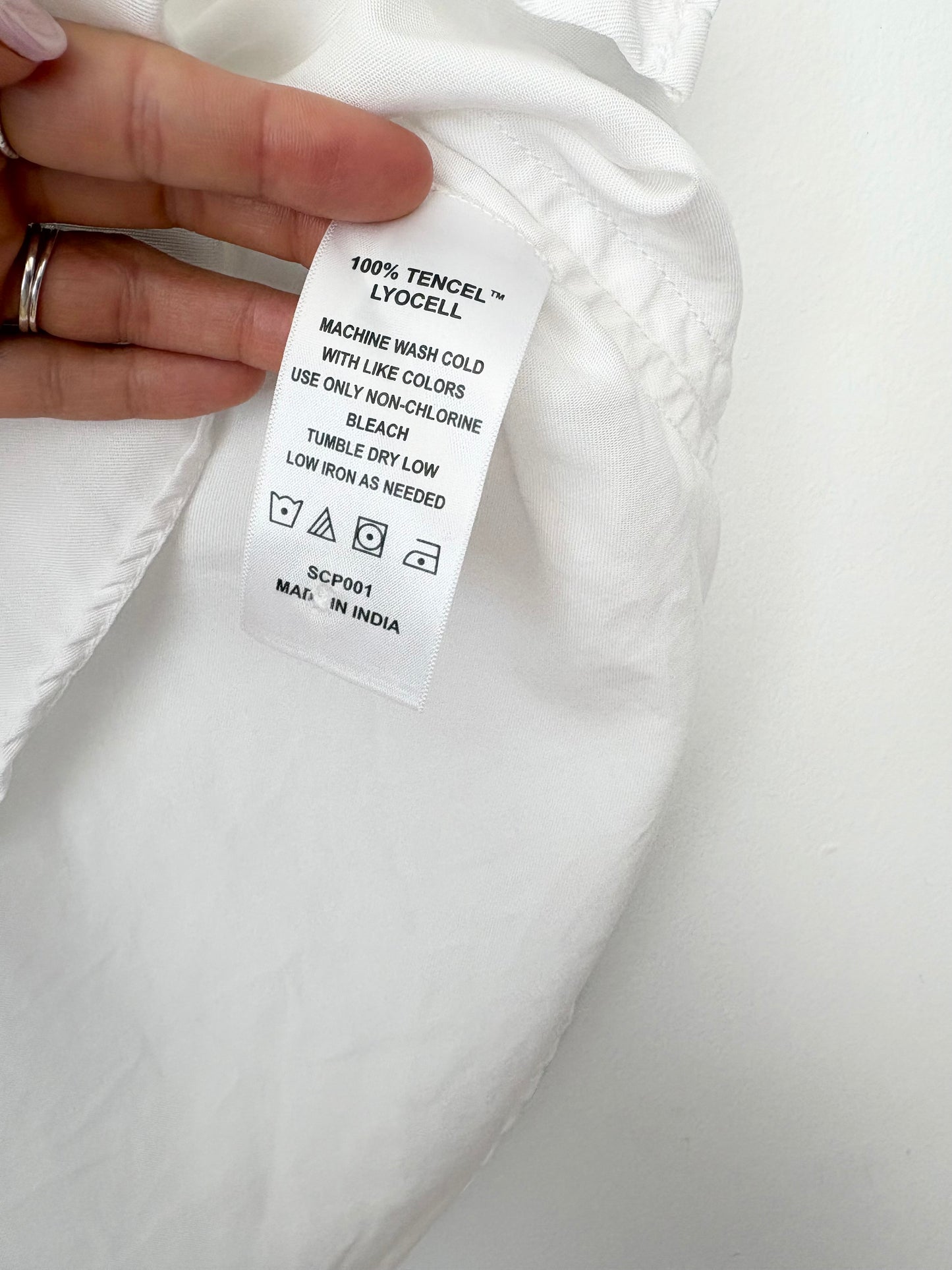 Quince vintage wash tencel camp shirt XS