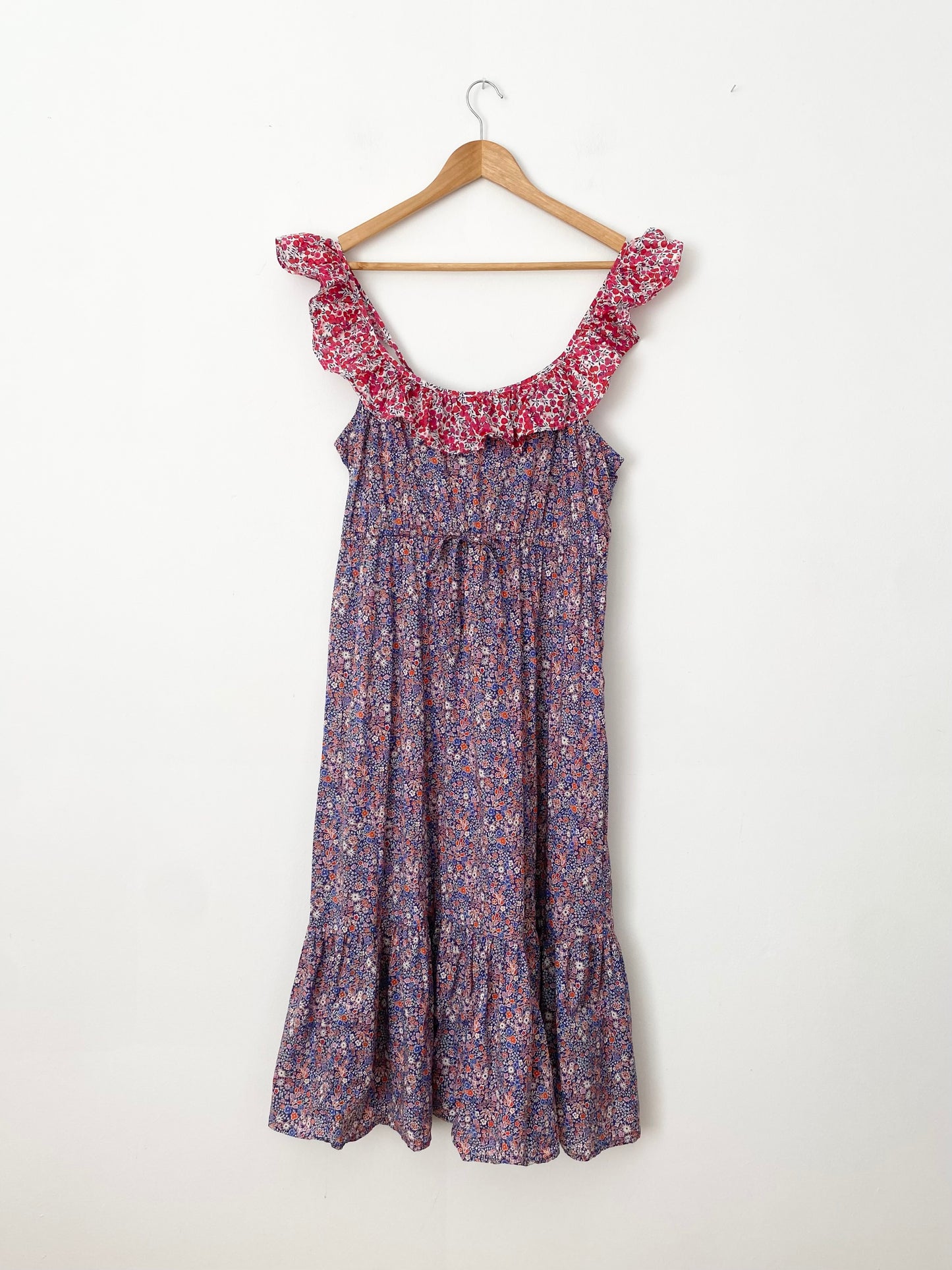 J.crew midi dress in liberty multi floral Medium