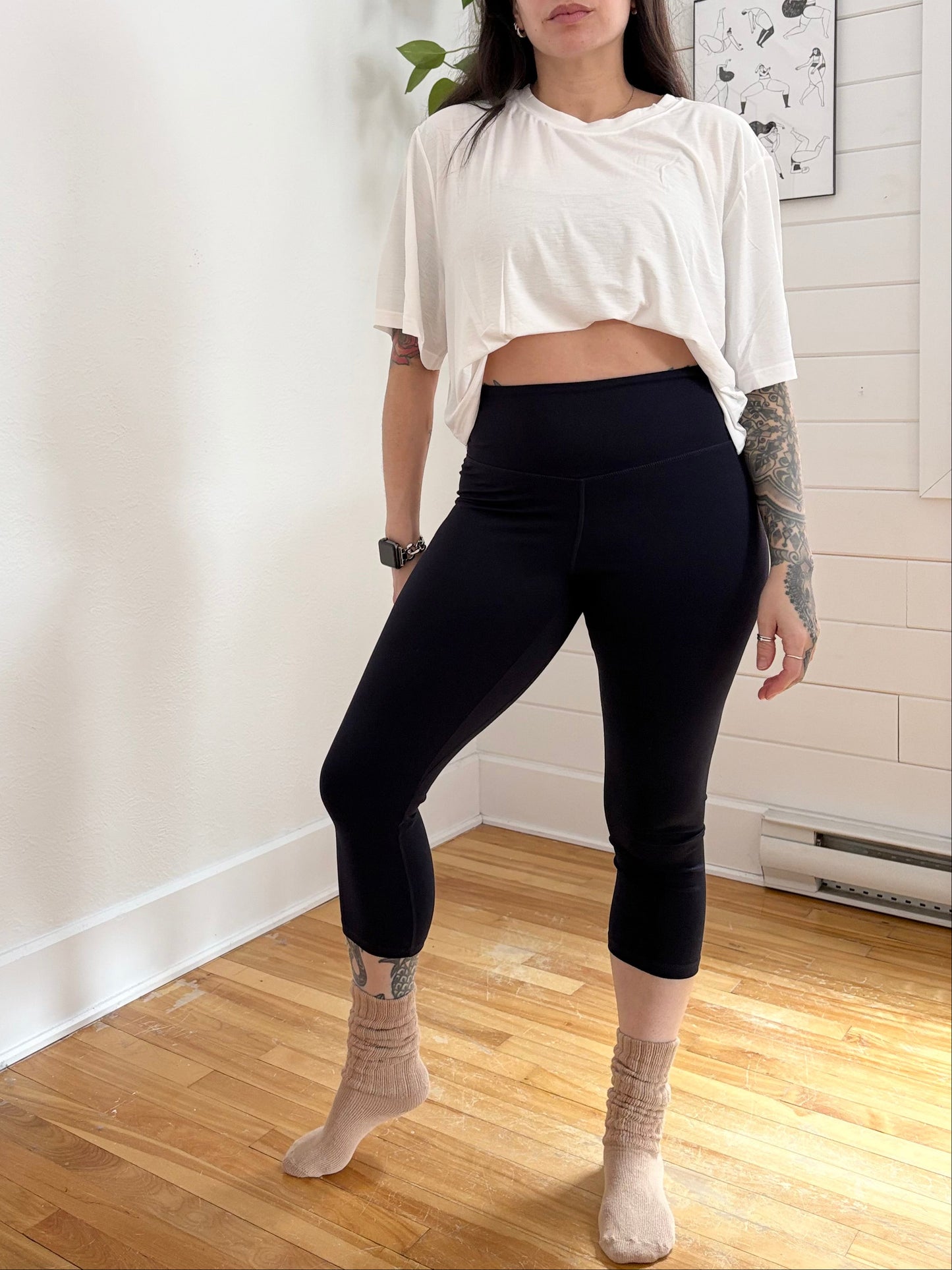 Leggings de sport taille haute Quince Power Up, taille M