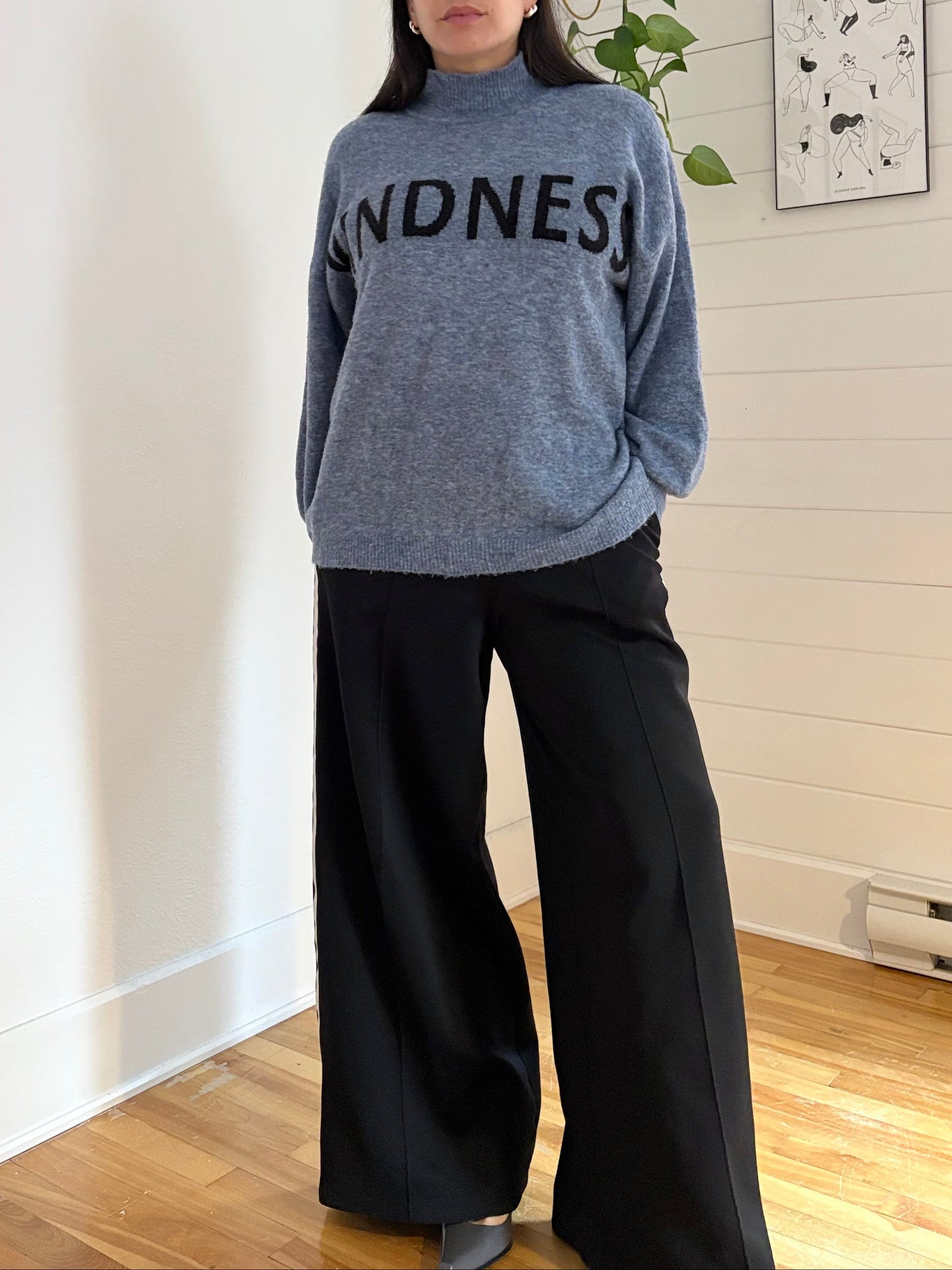 Pull Cream Fionas à col roulé, taille L