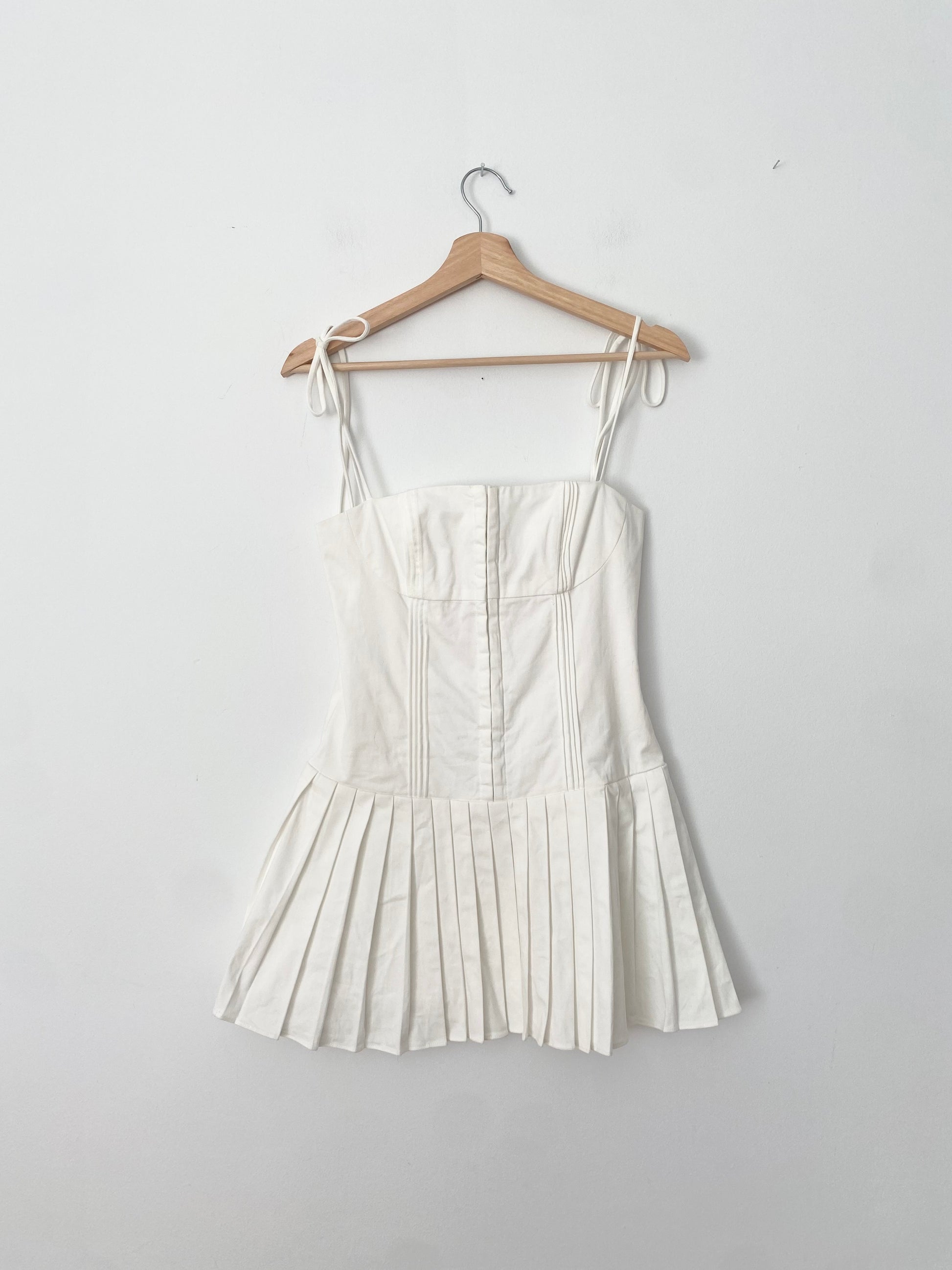 peri pleated corset mini dress Women's Perri pleated corset mini dress