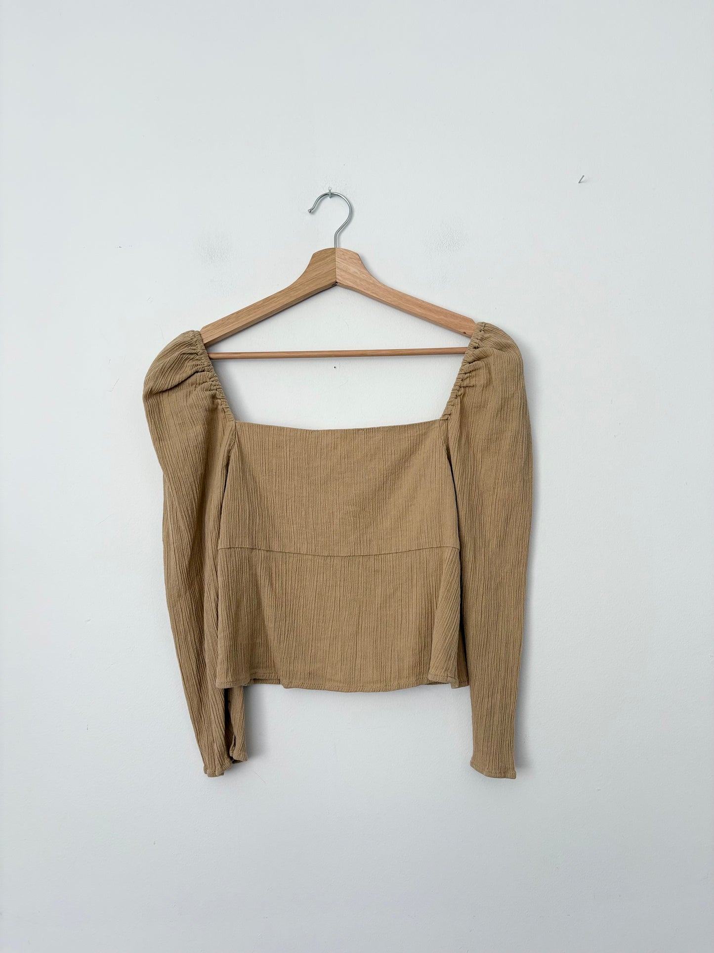 Blouse courte Oak + Fort à décolleté cœur XS