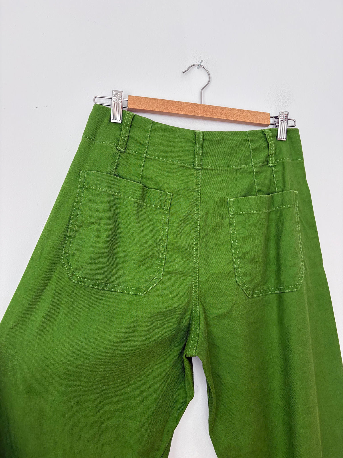 Pantalon Colette Maeve en lin vert T36/38