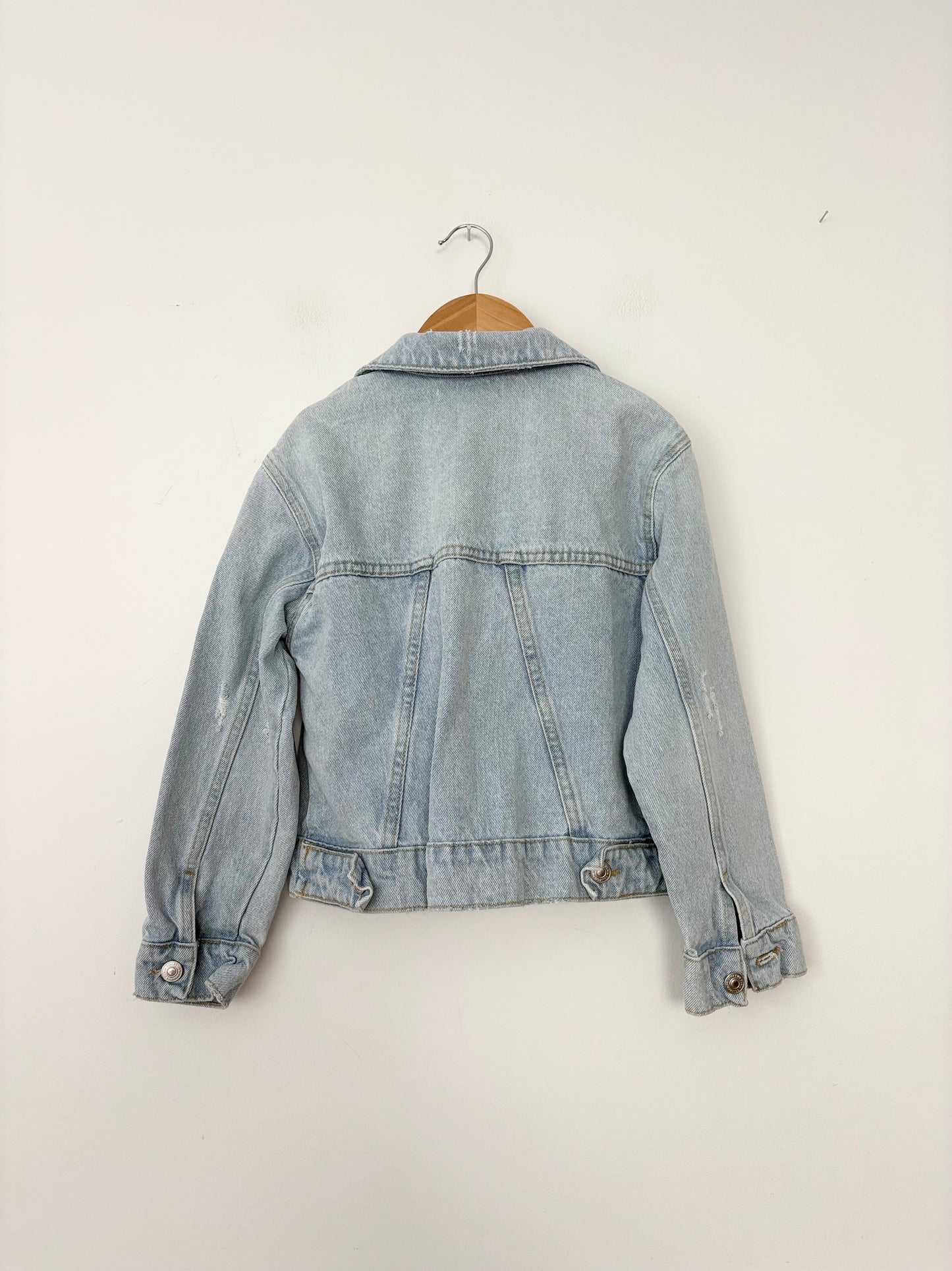 Veste en jean délavé Zara 9Y