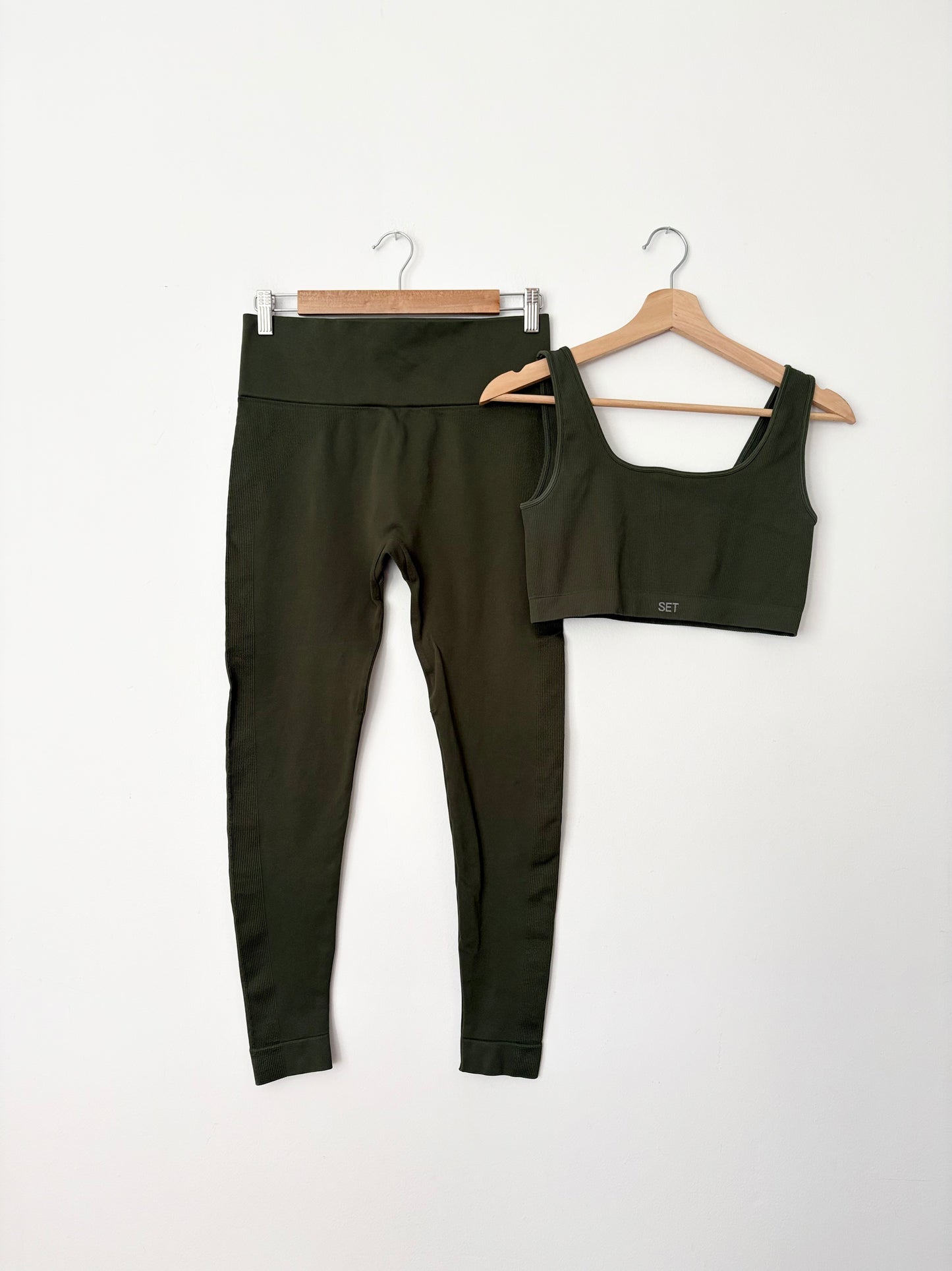 Set Active sculptflex legging & bra set Large