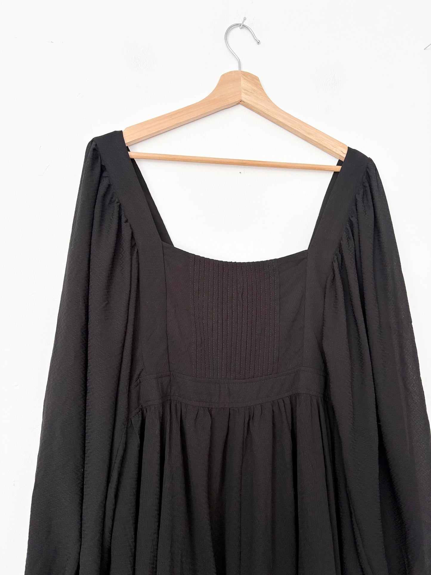 Mango chiffon babydoll dress XL