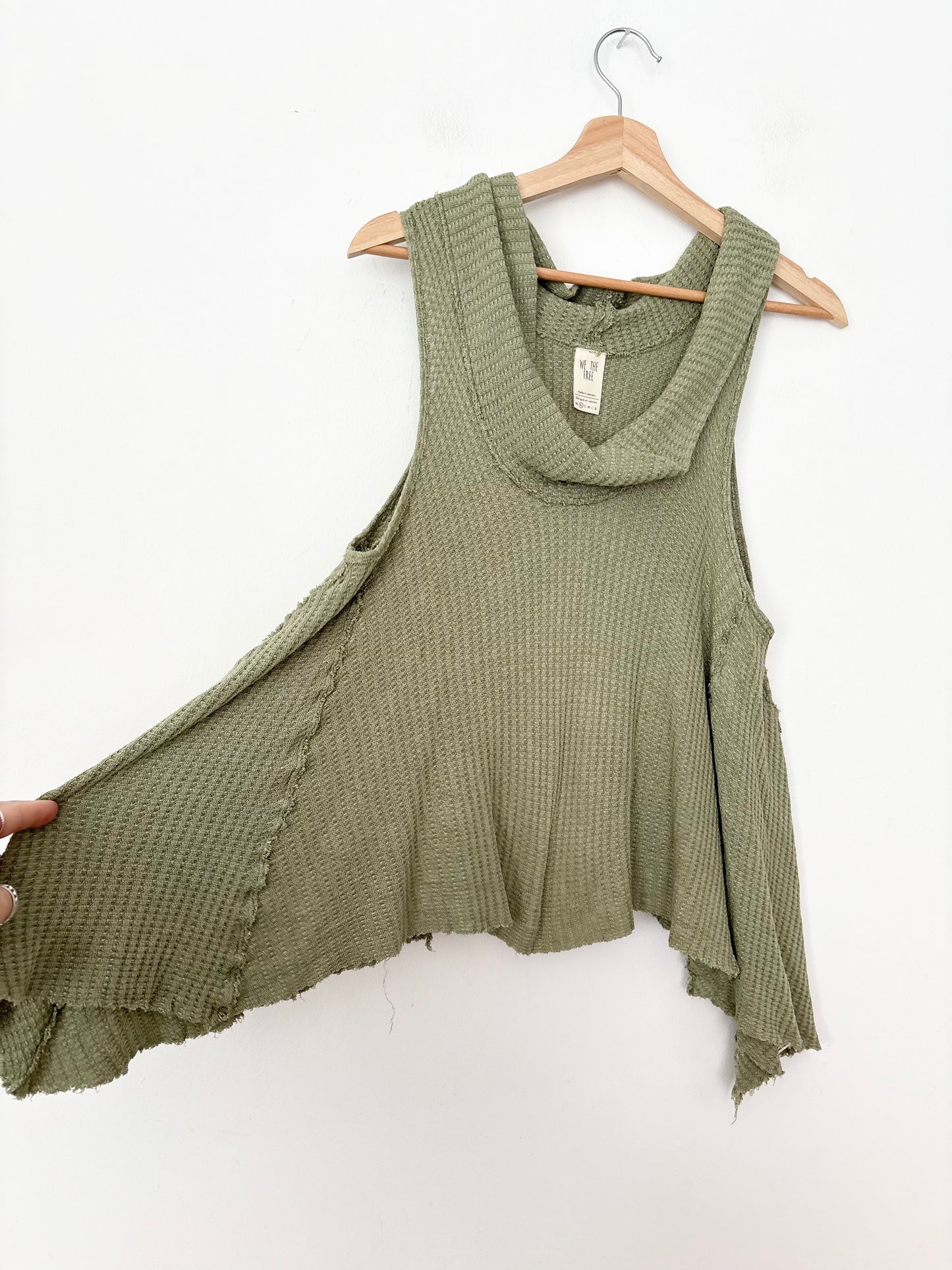 Free People swing it cowl neck tank top XS/S