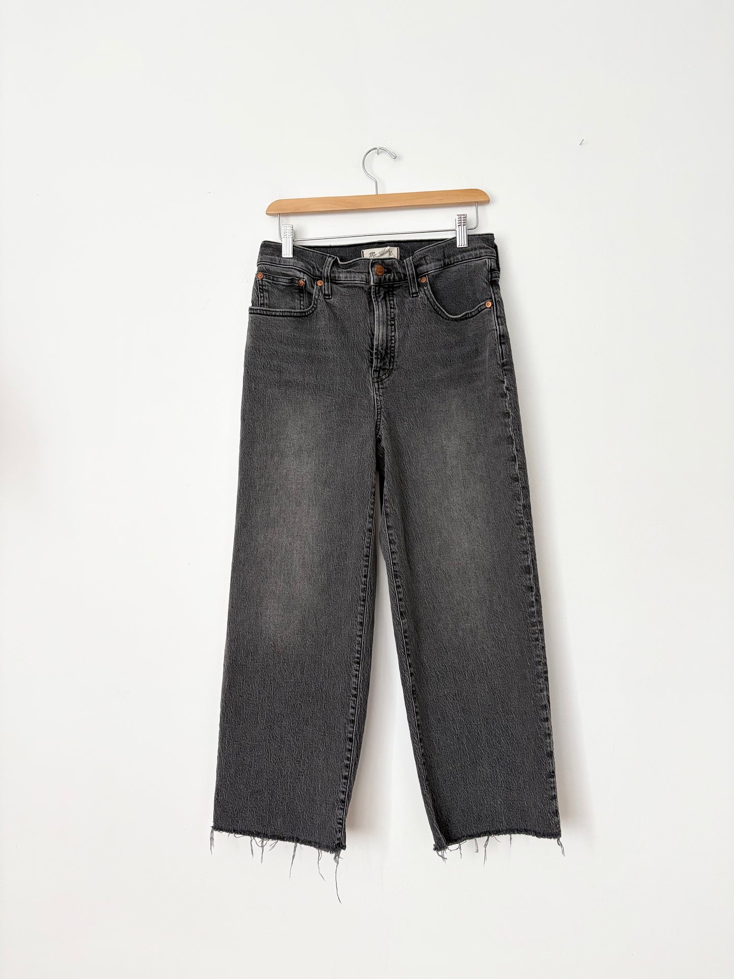 Madewell, le jean court à jambes larges vintage parfait W28
