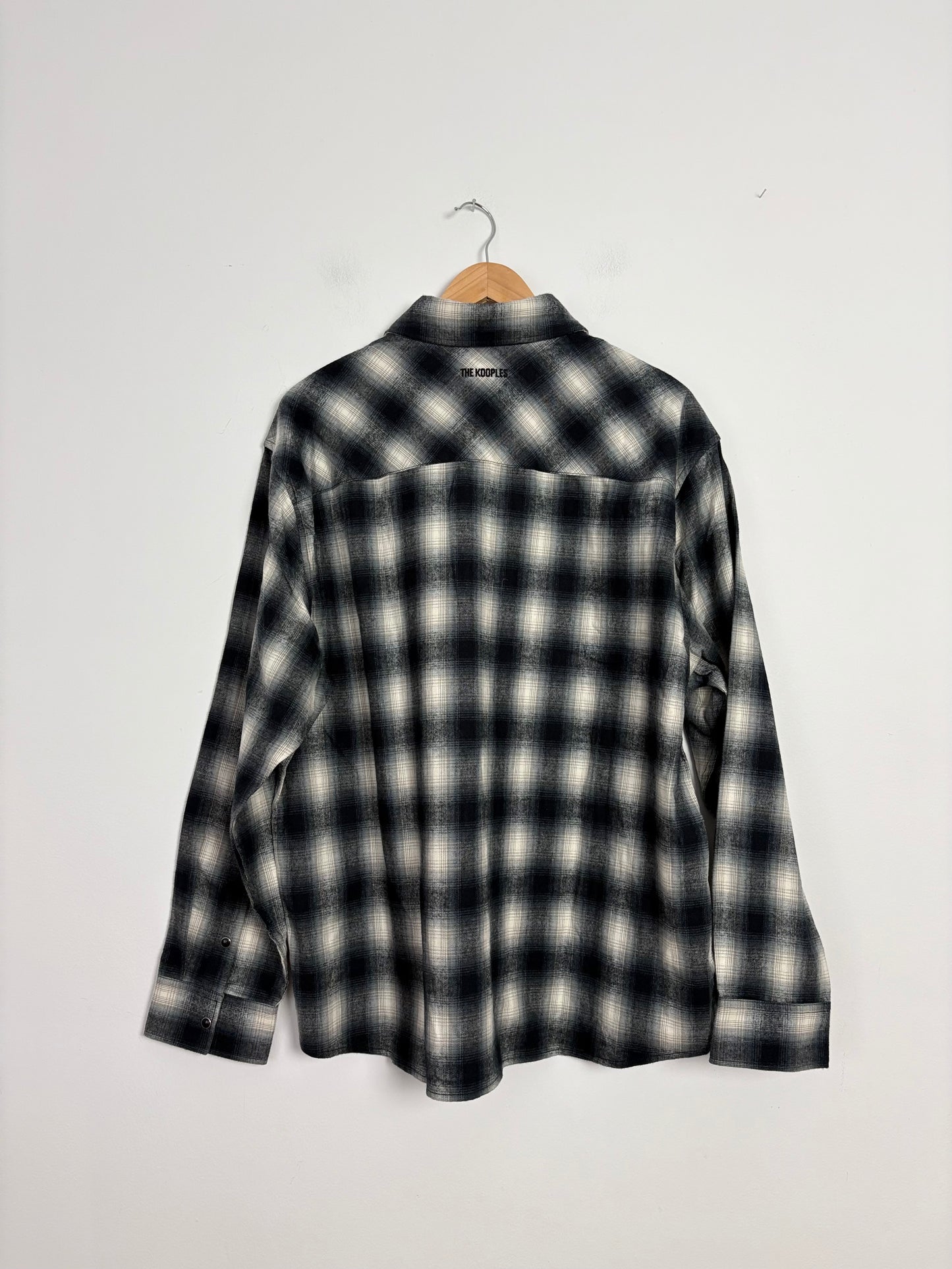 The kooples flannel plaid overshirt L/XL
