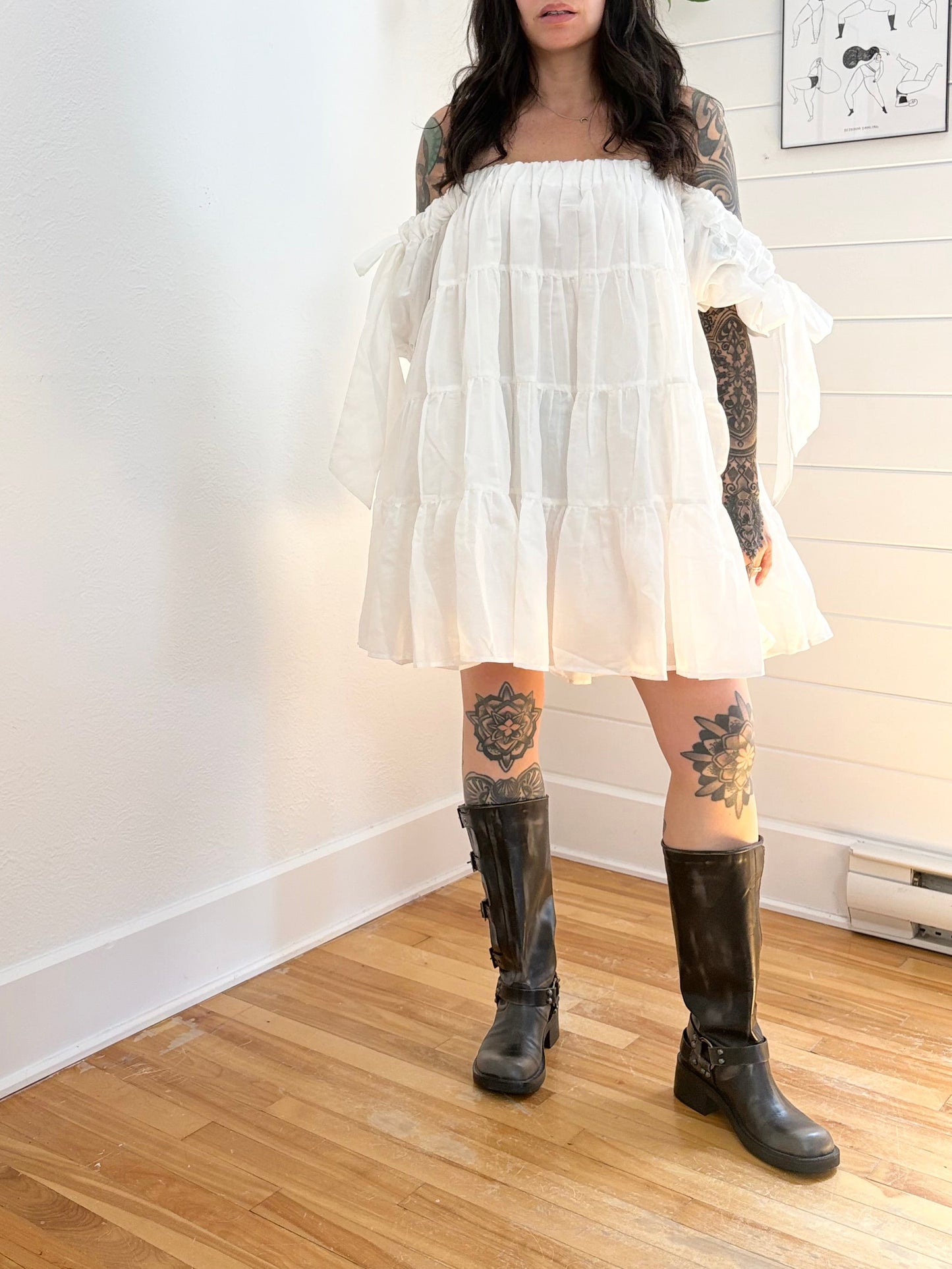 Robe babydoll Asos épaules dénudées Taille M