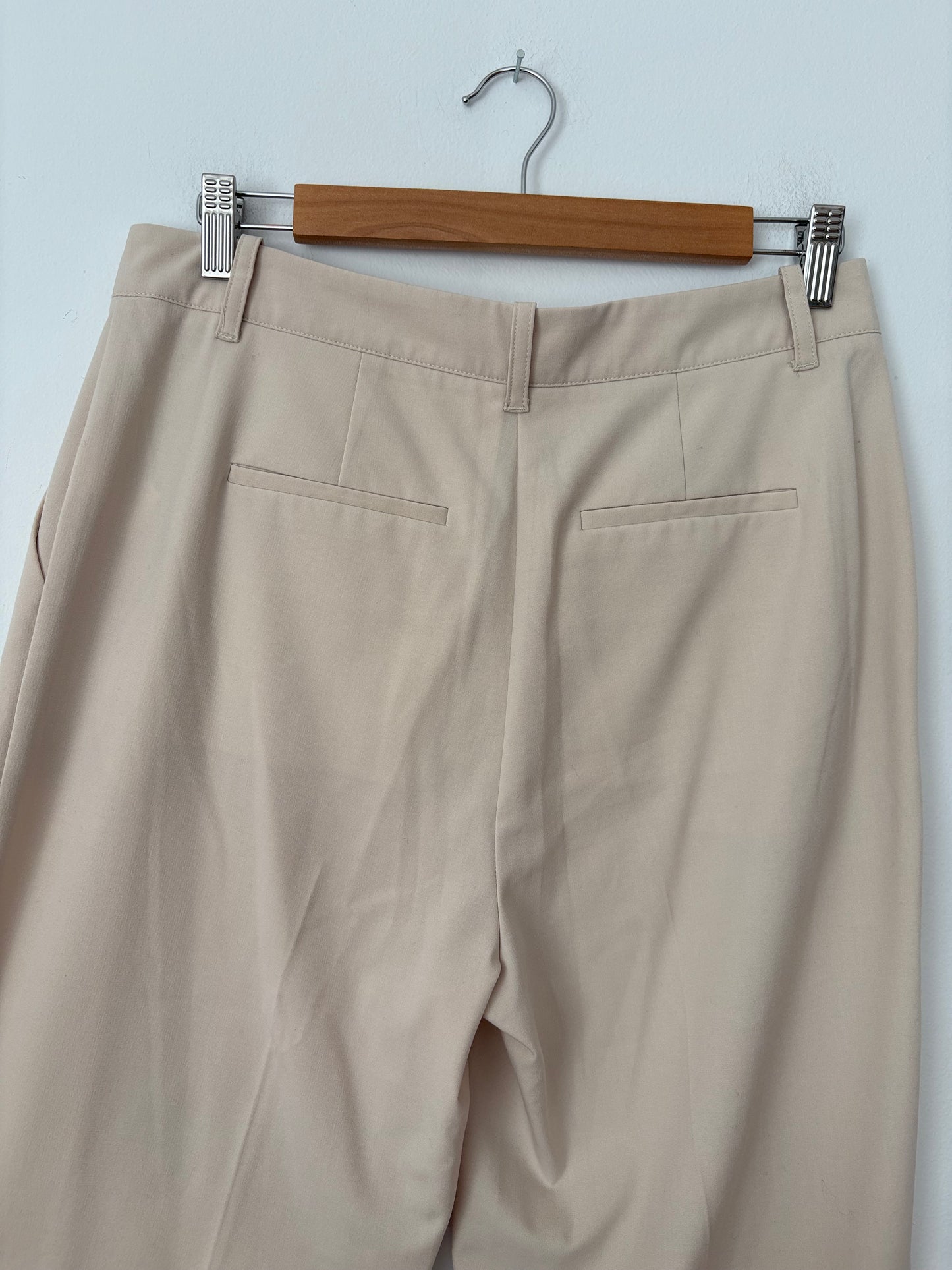 Oak + Fort beige suiting pants Medium
