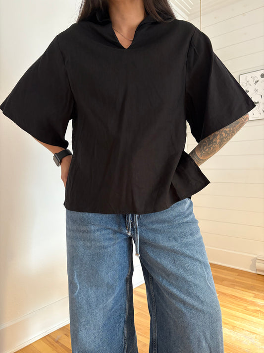 Totême Liry linen-silk blend shirt Medium
