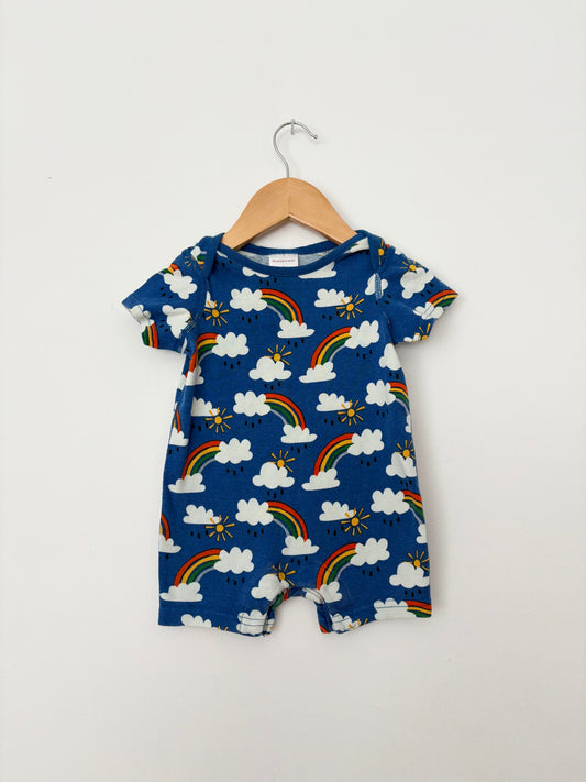 Hanna Anderson rainbow romper 18months