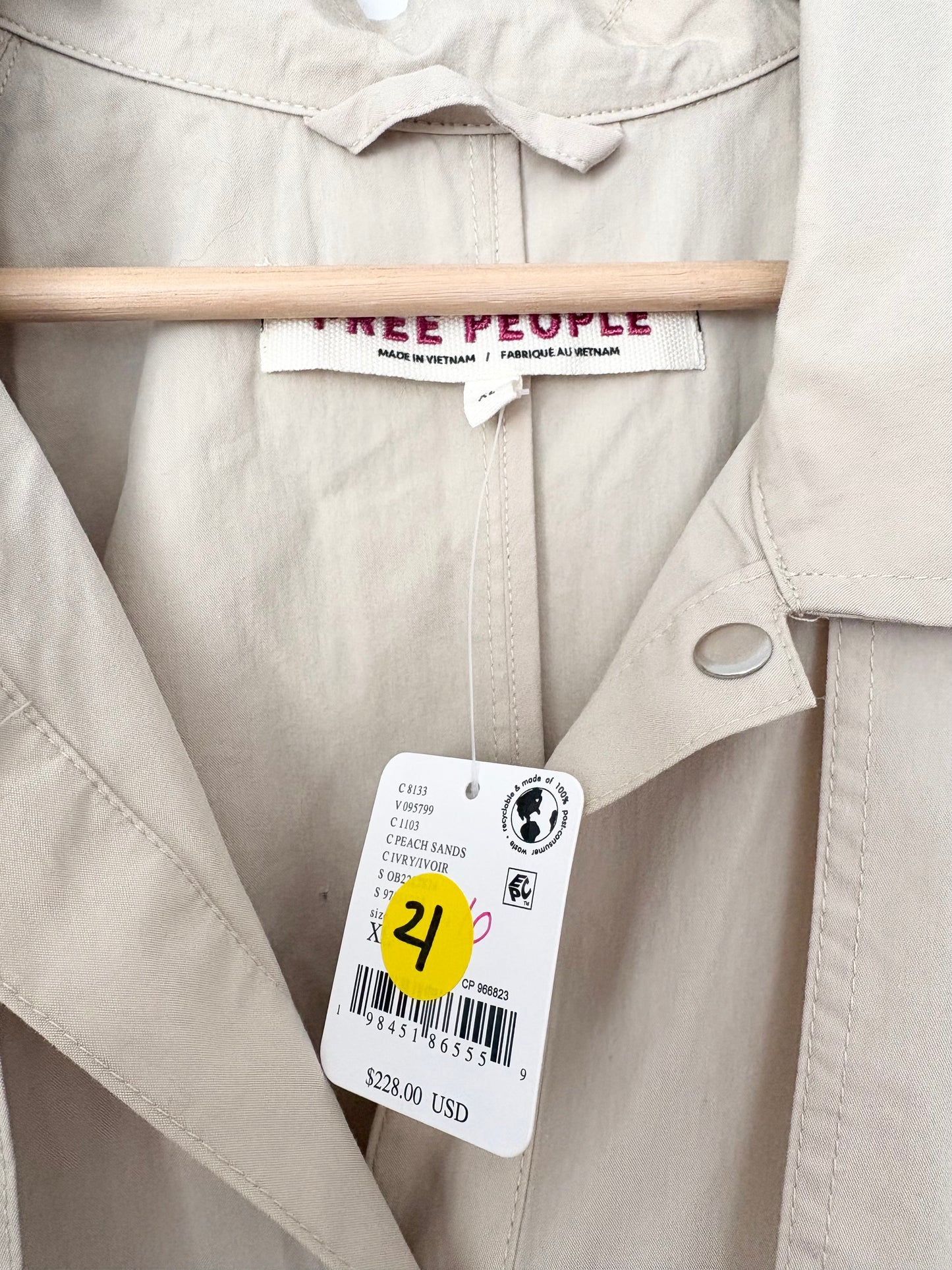 Trench-coat Free People Indy XL