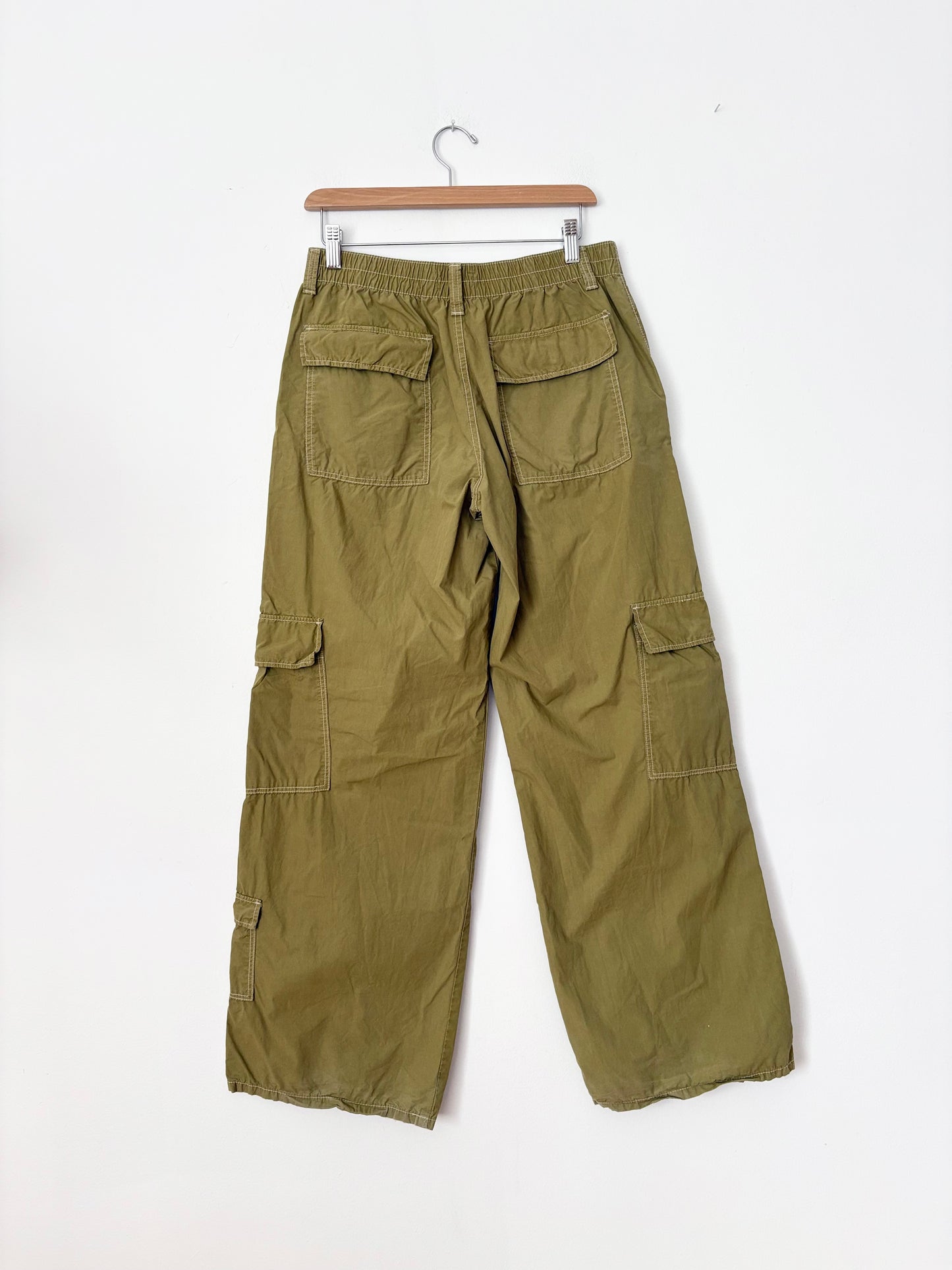 Cargo large à taille mi-haute Zara, taille M