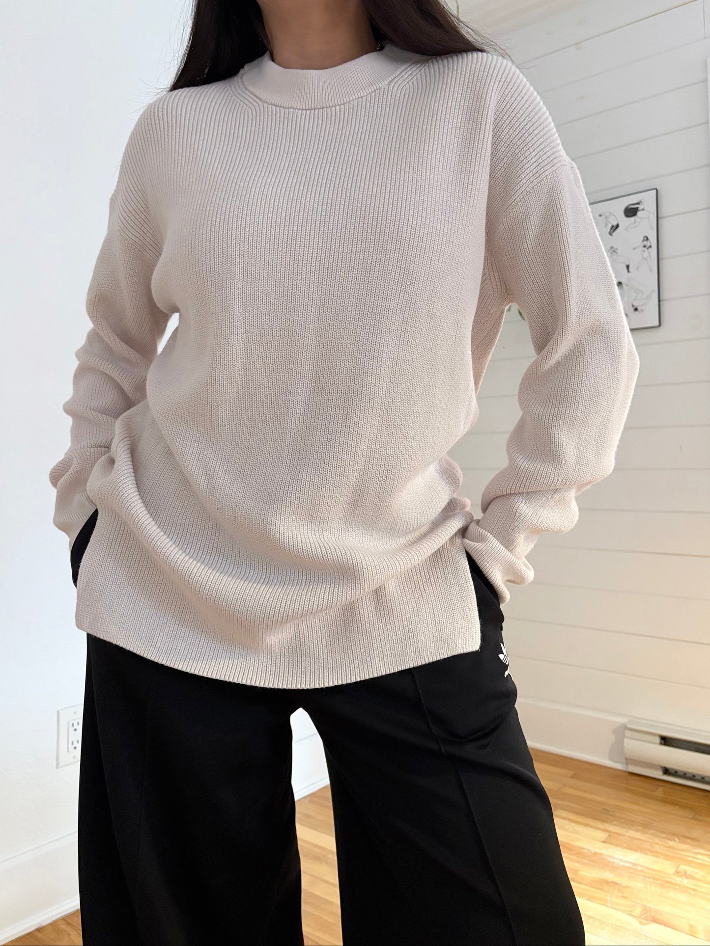 Lululemon wool blend knit sweater M/L