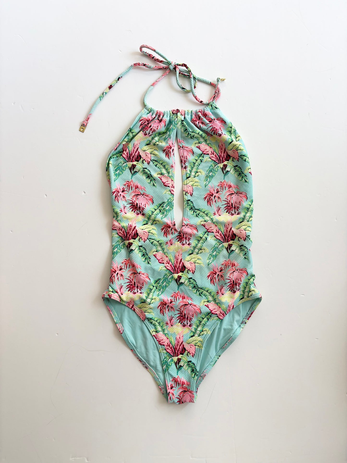 Maillot de bain une pièce Topshop tropical à licou S/M