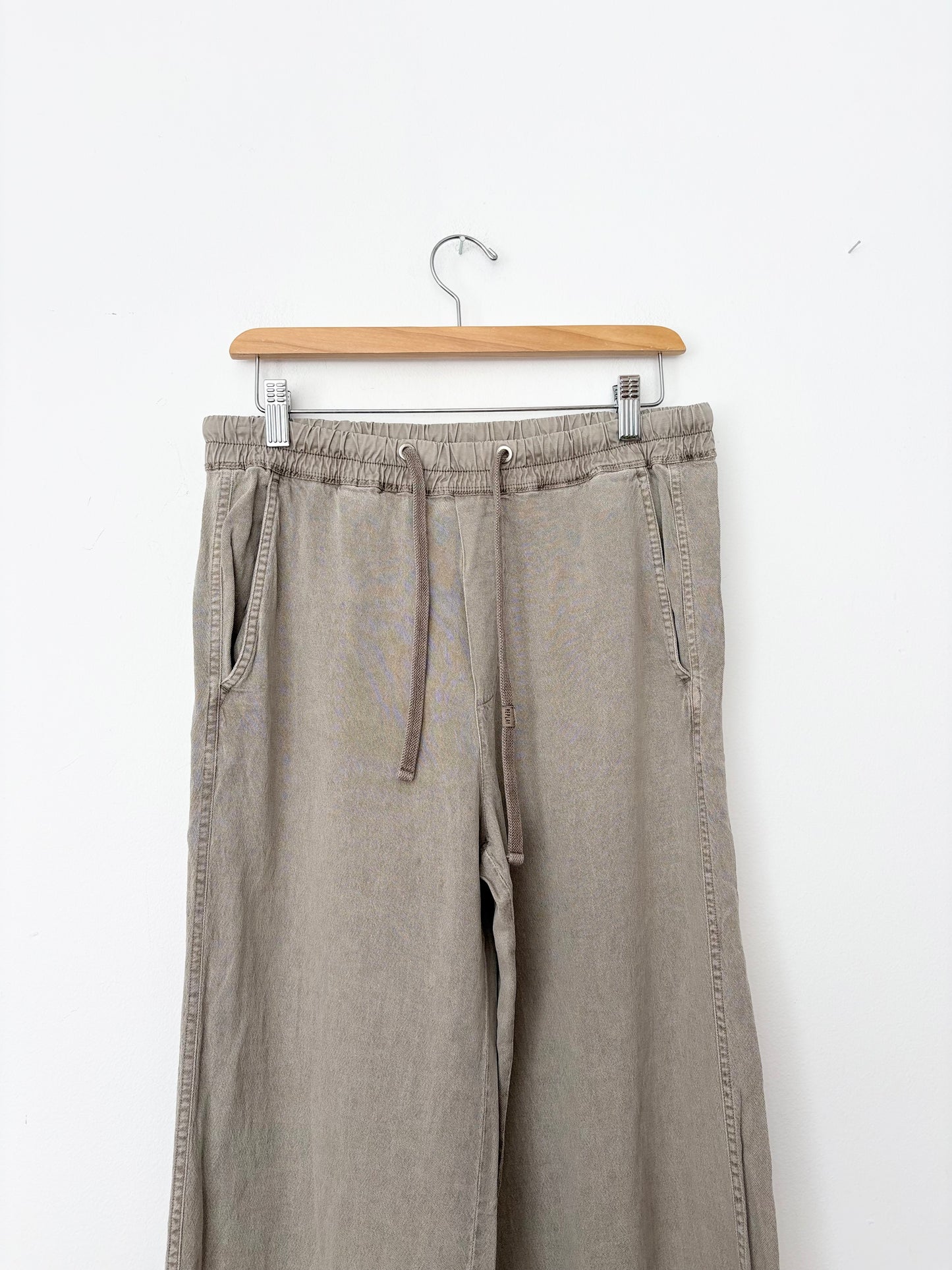 Replay linen blend wide leg pants S/M