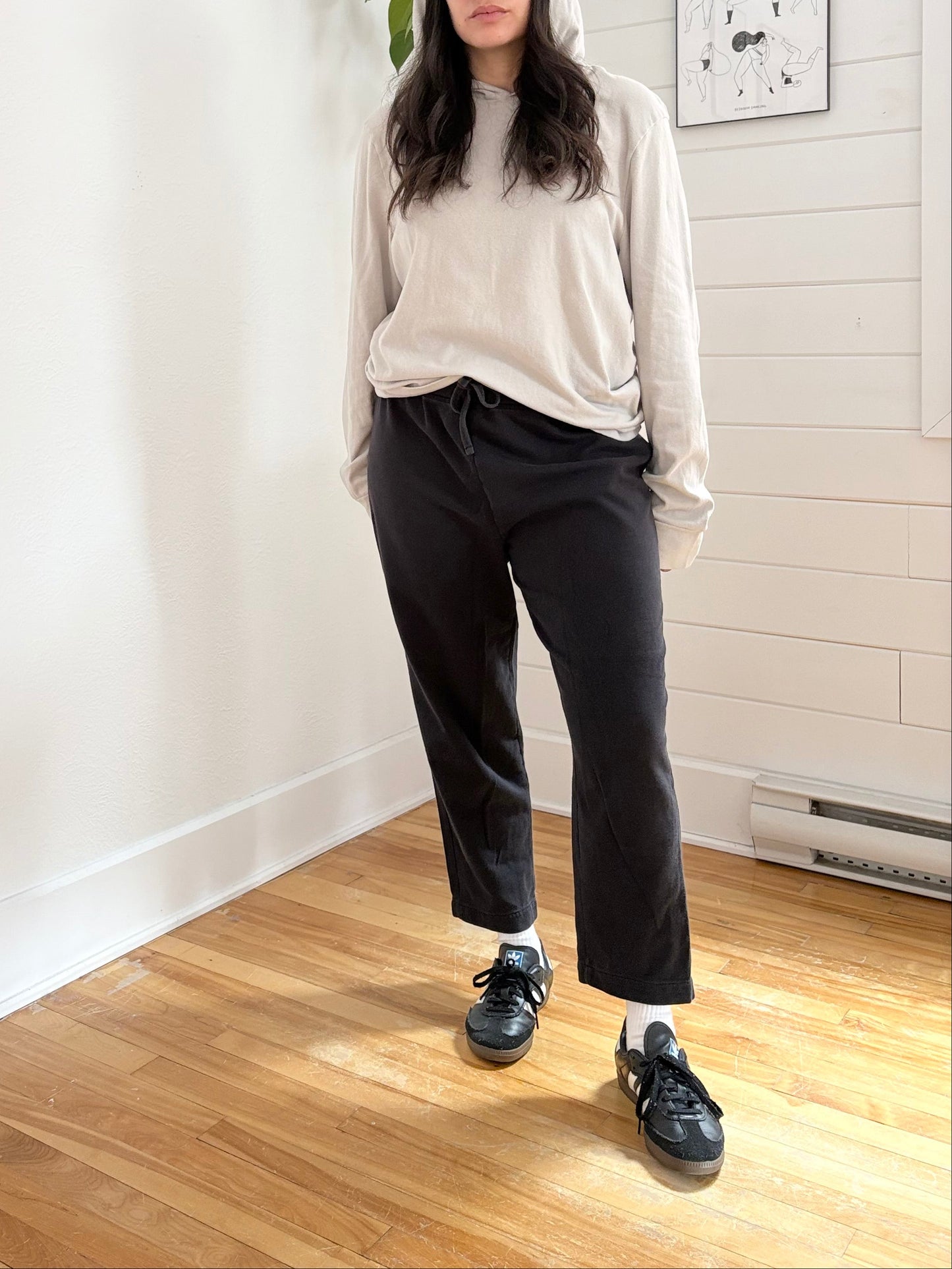 Pantalon de survêtement fuselé James Perse, taille M/L