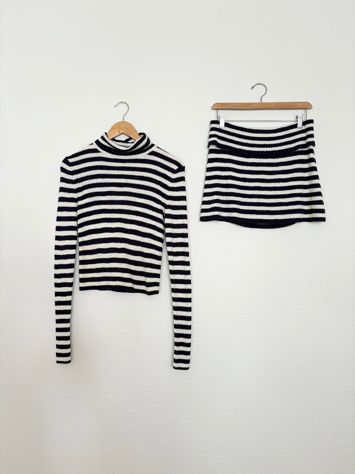 Free People superstripe sweater set S/M