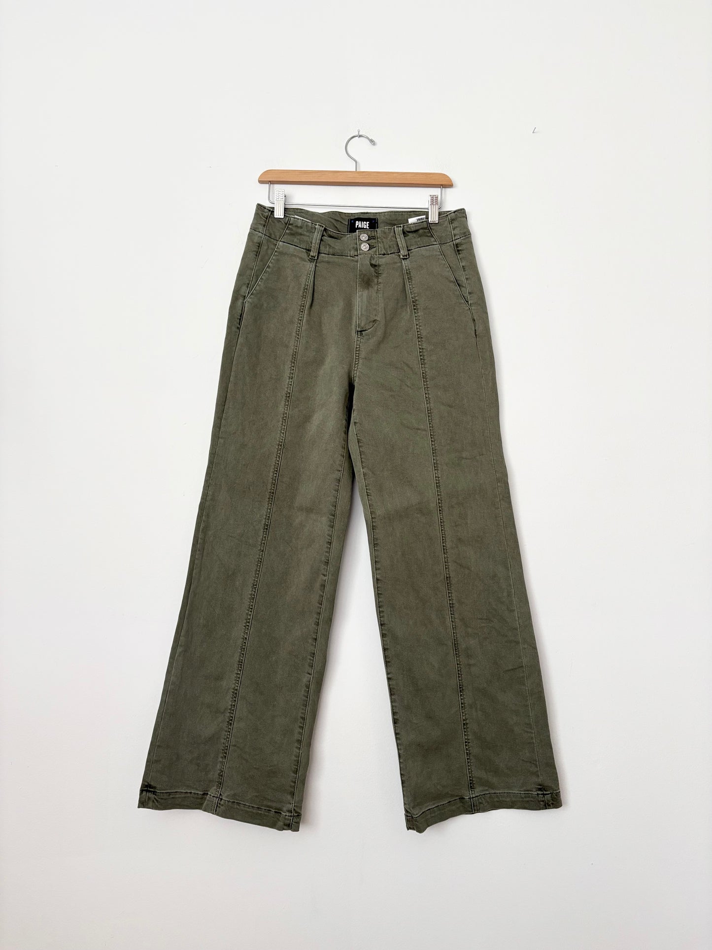 PAIGE Brooklyn seamed wide leg jeans W28/29