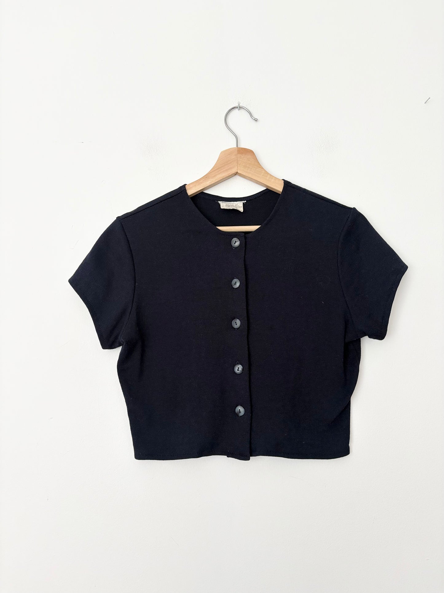 Vintage crop short sleeve top S/M