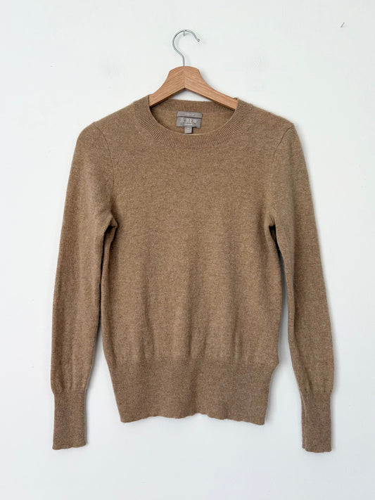 J.crew classic fit cashmere crewneck sweater XS