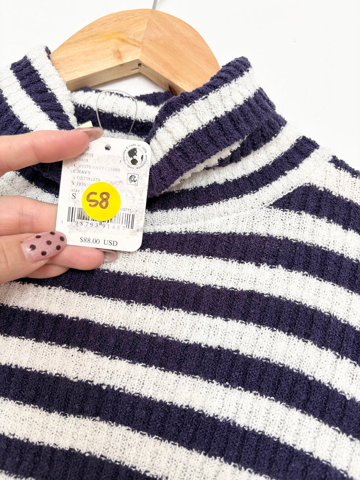 Free People superstripe sweater set S/M