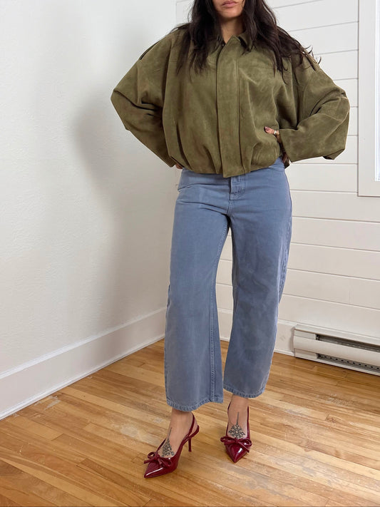 Free people deep trance dropped boyfriend jeans W
