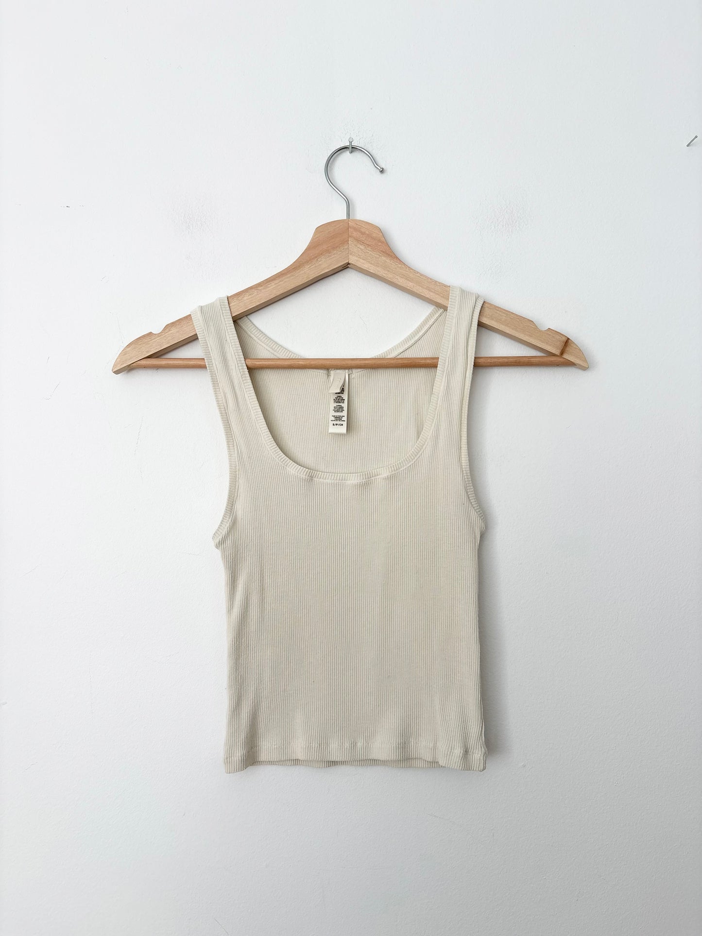 Débardeur en coton côtelé Skims, taille S