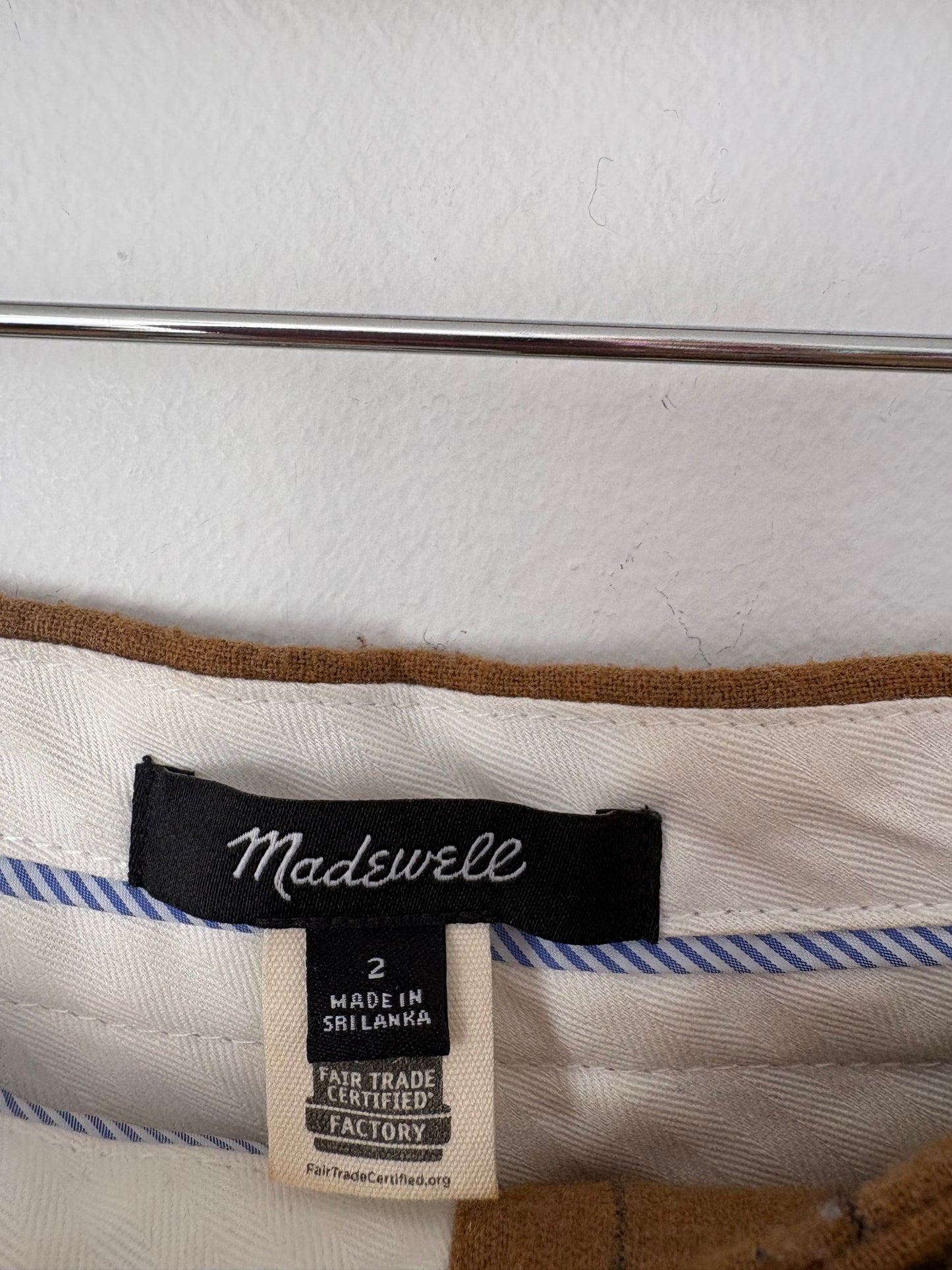 Pantalon Madewell Rosedale en laine mélangée W26