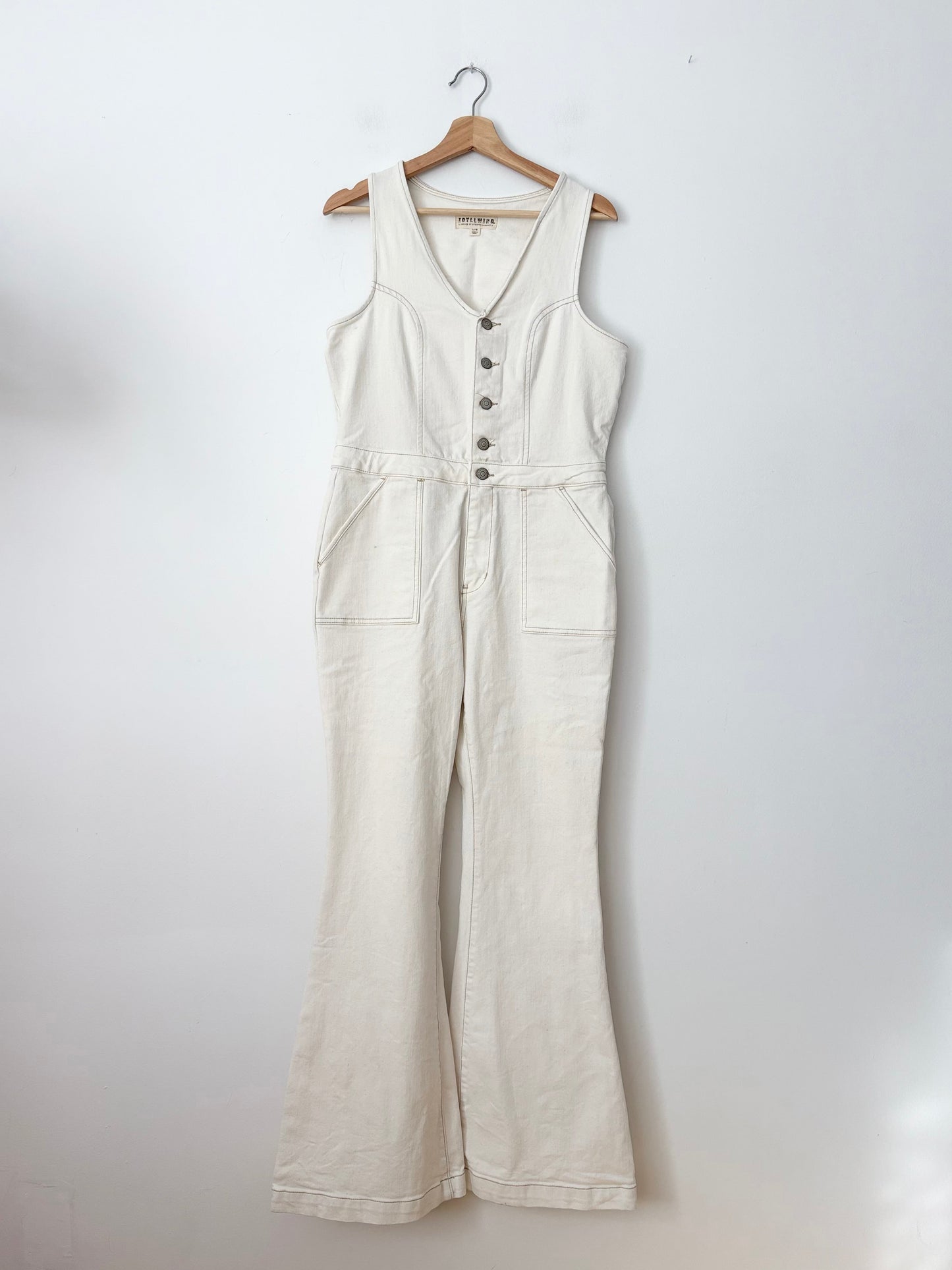 Idyllwind by Miranda Lambert denim flare jumpsuit Large