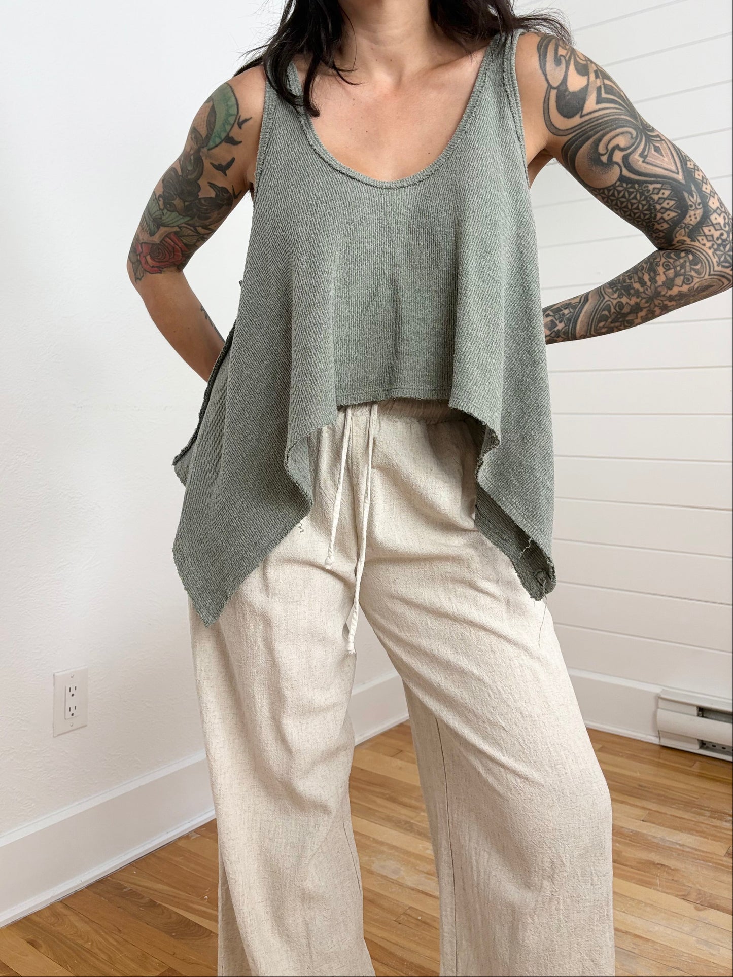 Free people sing lala tank top XS