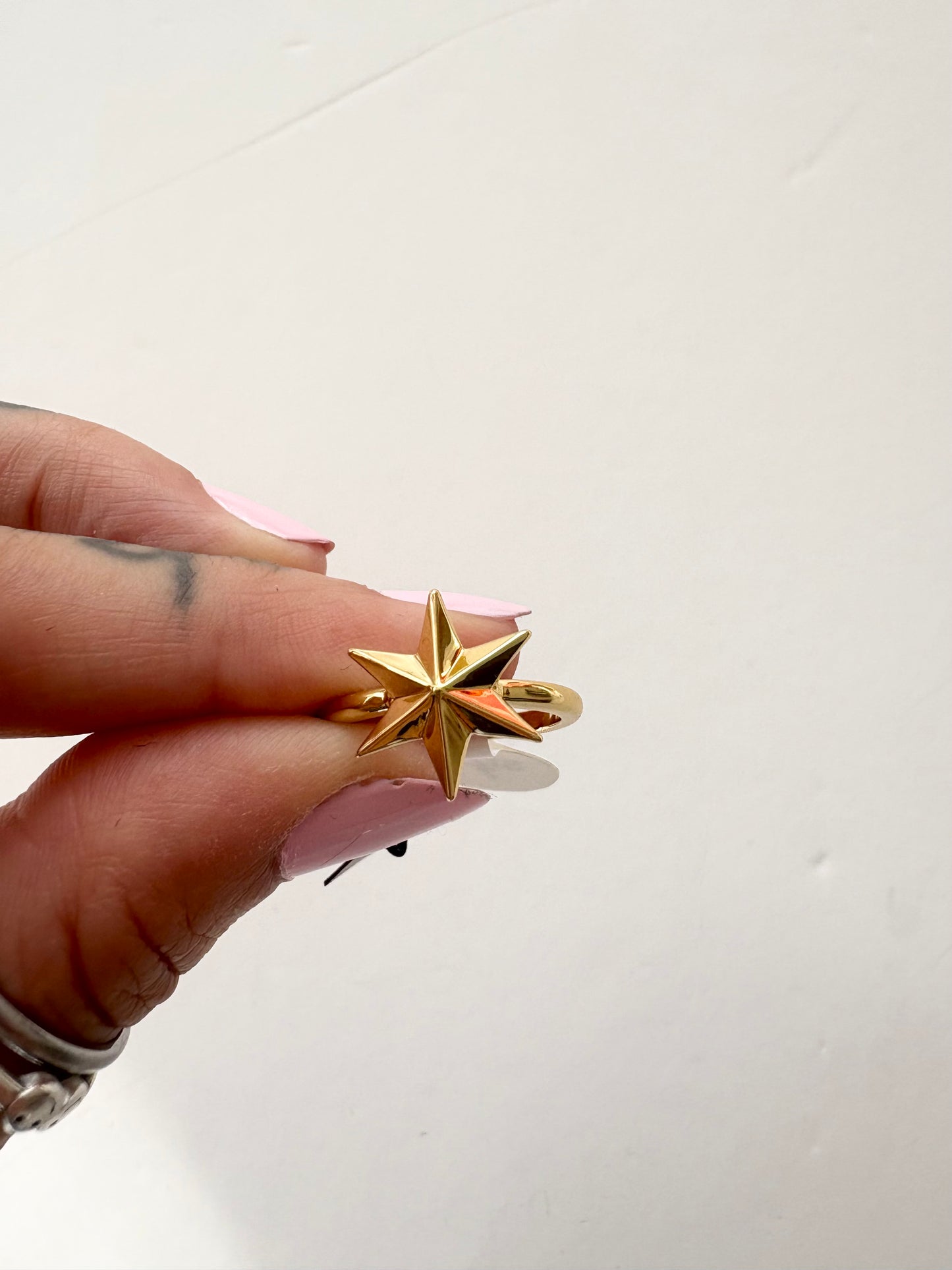 Noir NYC gold star ring