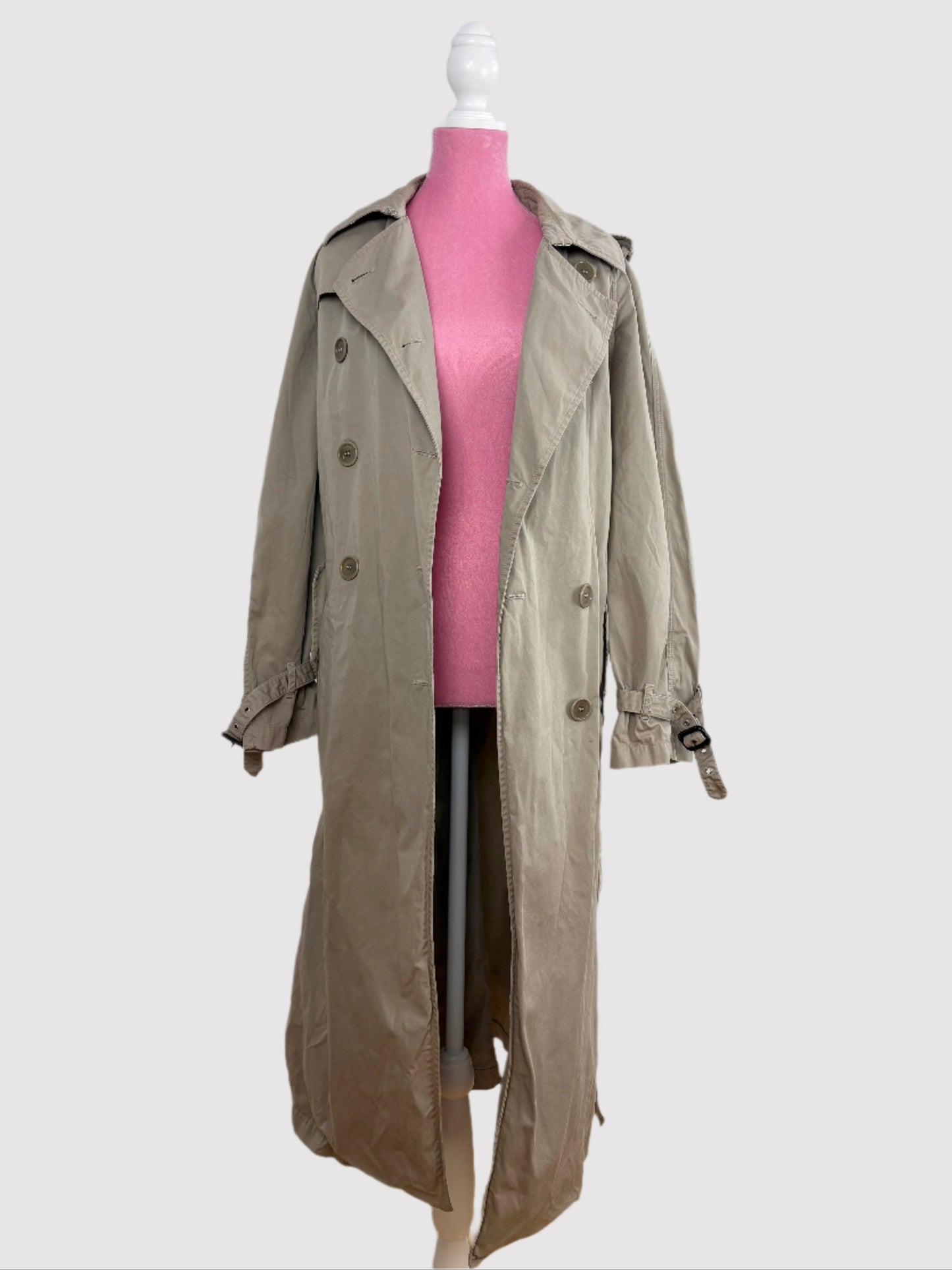 Trench-coat croisé ceinturé Aspesi Medium