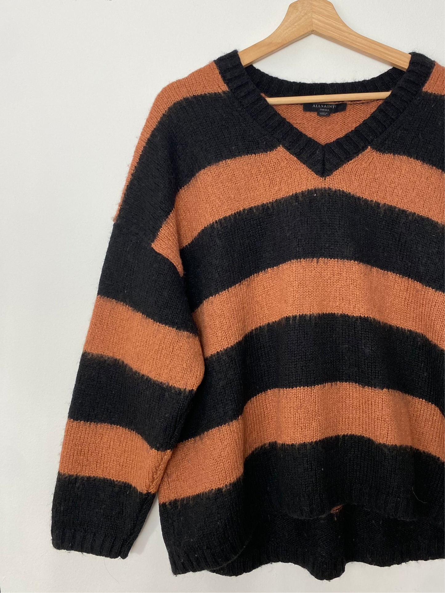 All Saints wool blend oversized sweater Small