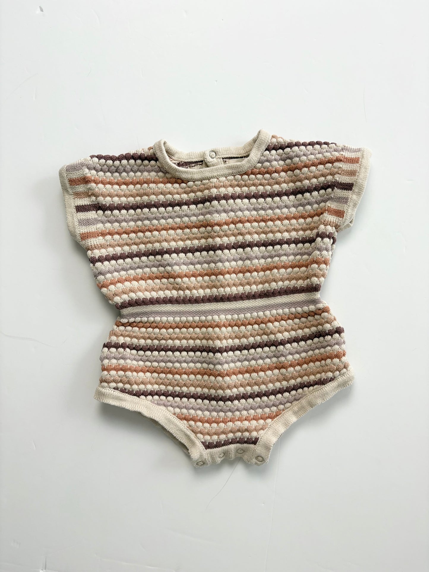 Rylee + Cru knit romper 0-3months