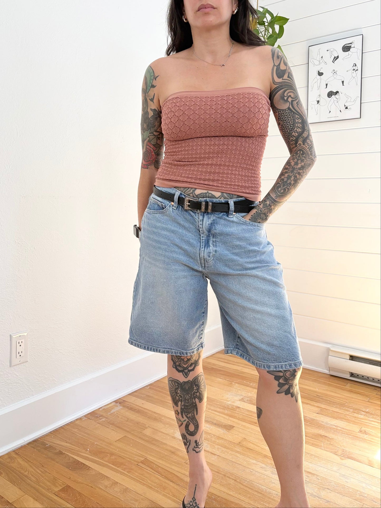 Free people honeycomb tube top M/L