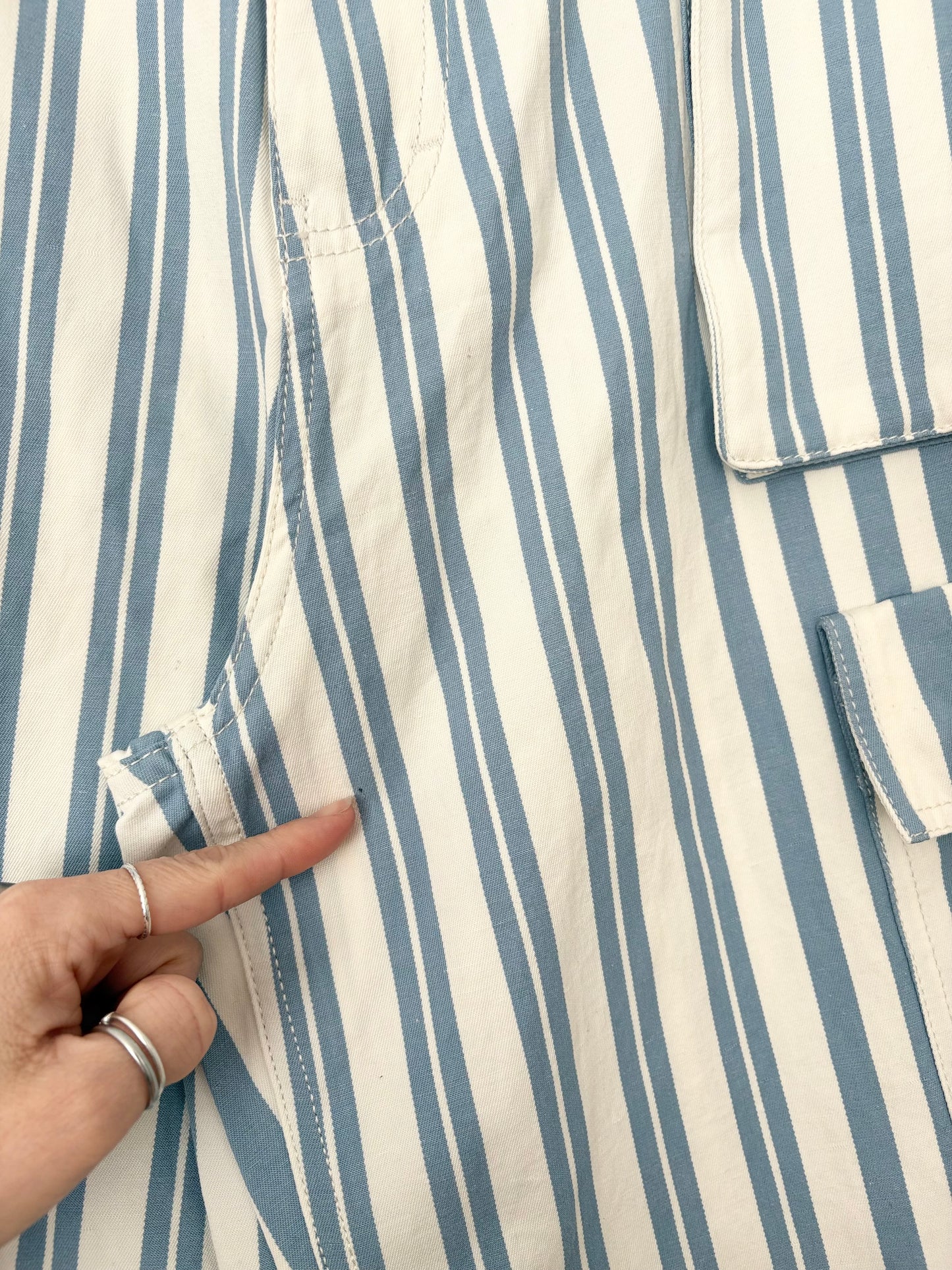 Maison Kitsuné stripe outdoor bermuda 2XL