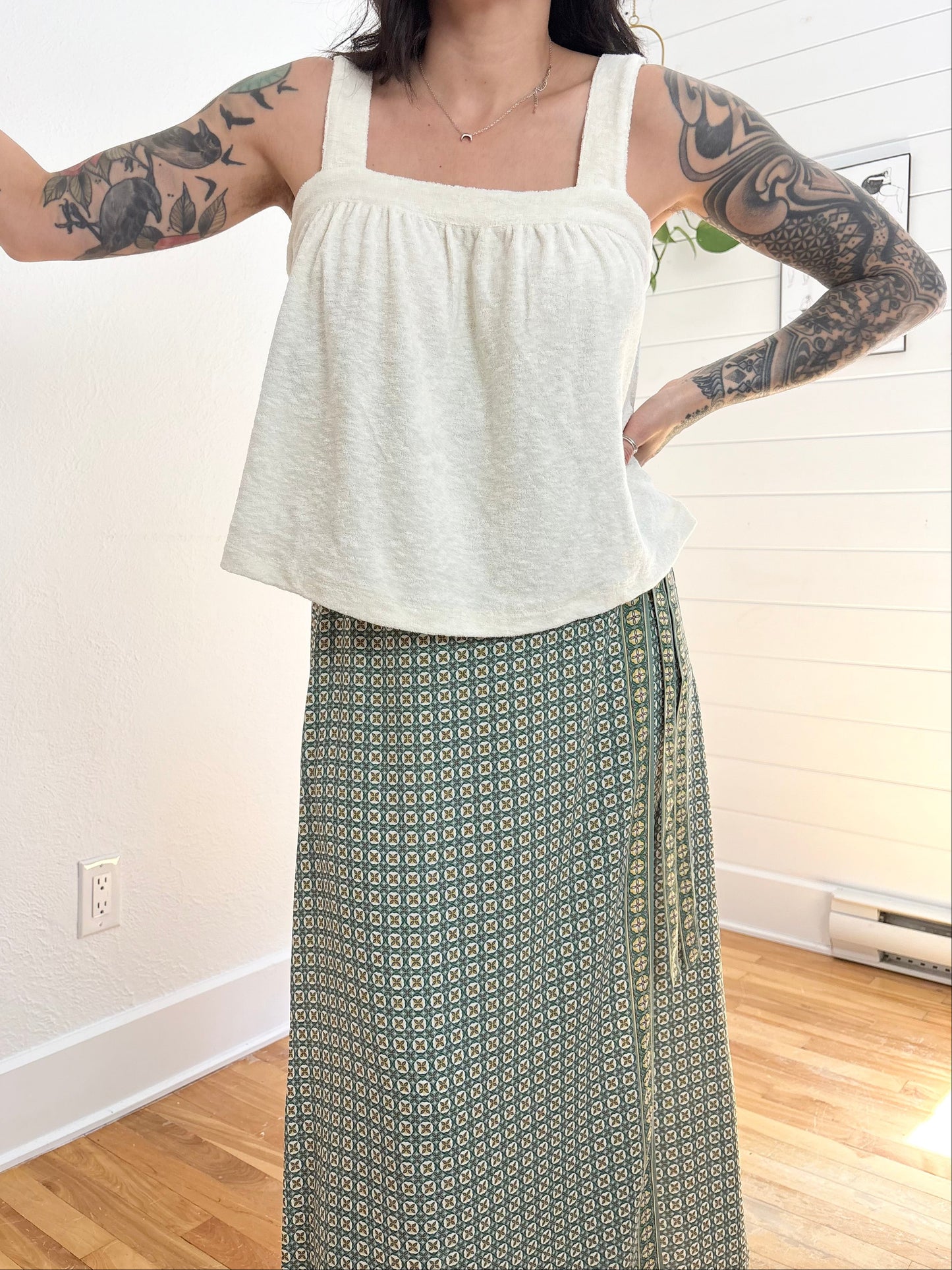 Marine Layer terry out tank top Medium