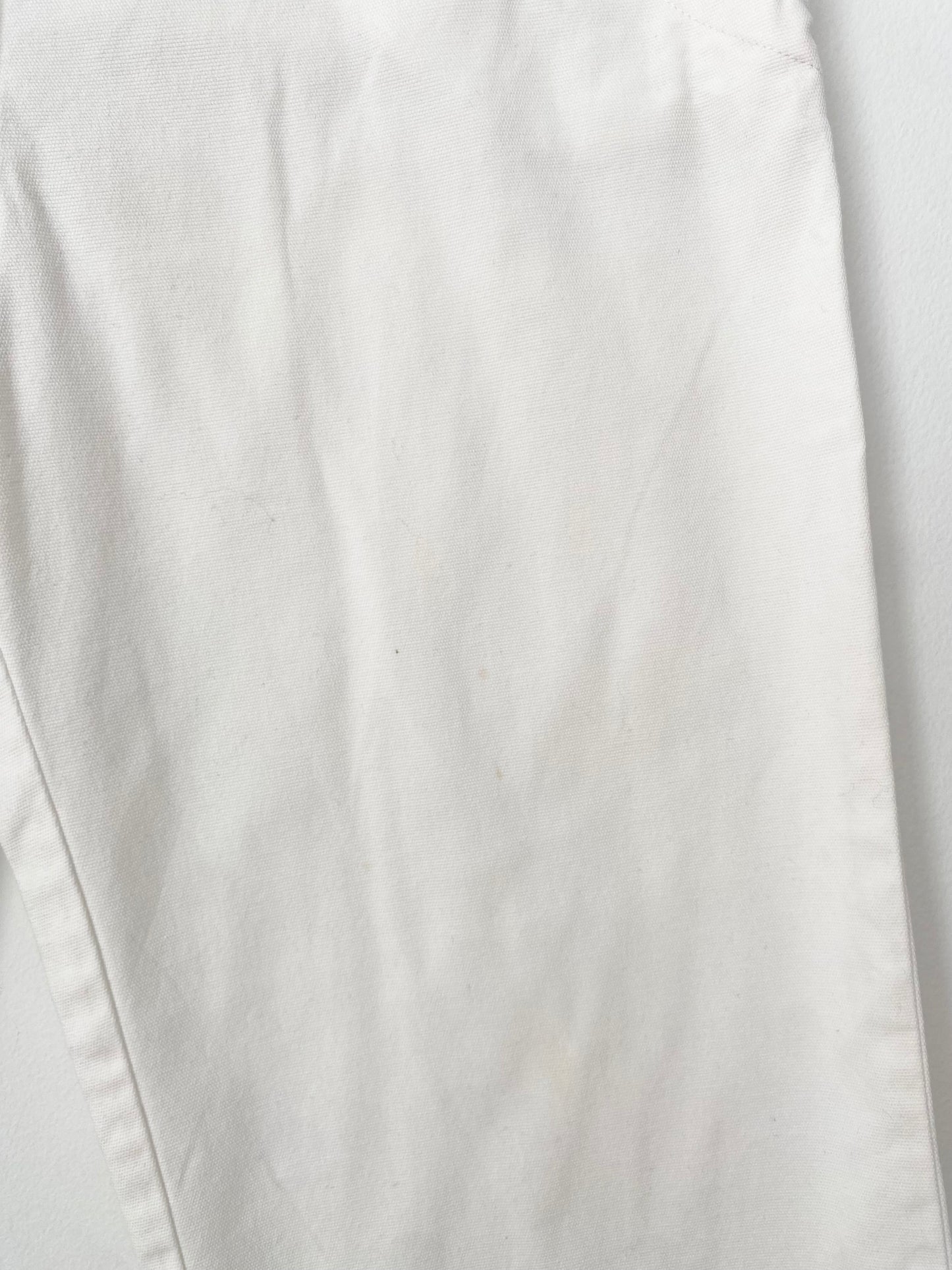 Saint James white canvas wide leg pants W29