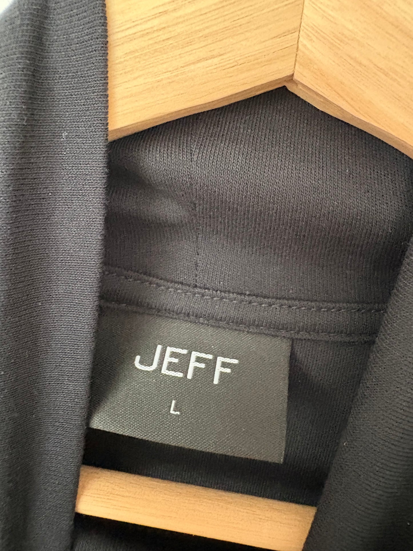 JEFF, pull à col roulé en coton pima Blake, taille XL